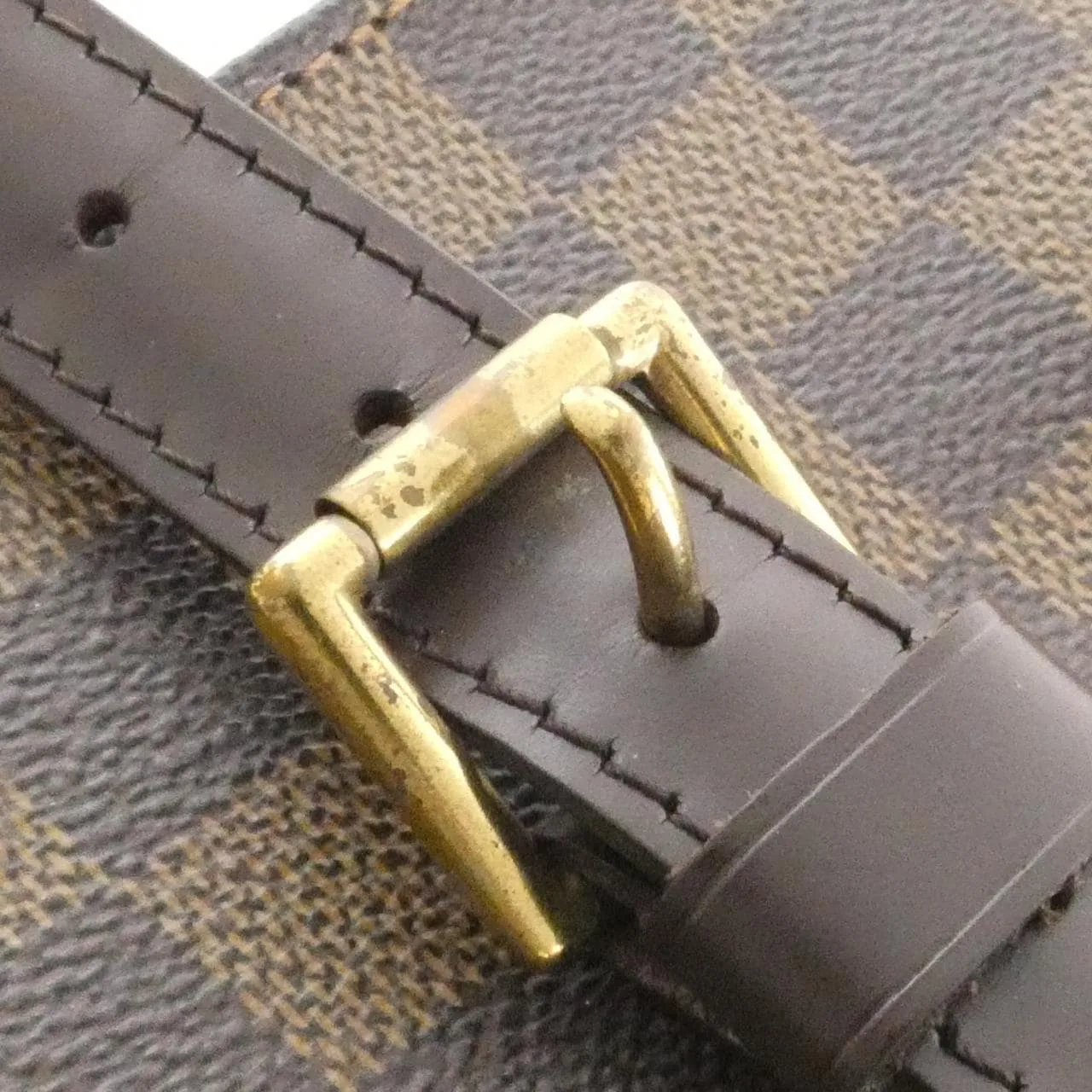 LOUIS VUITTON N51119 Shoulder Damier 黑色 Damier 中古品B - 縮圖 4