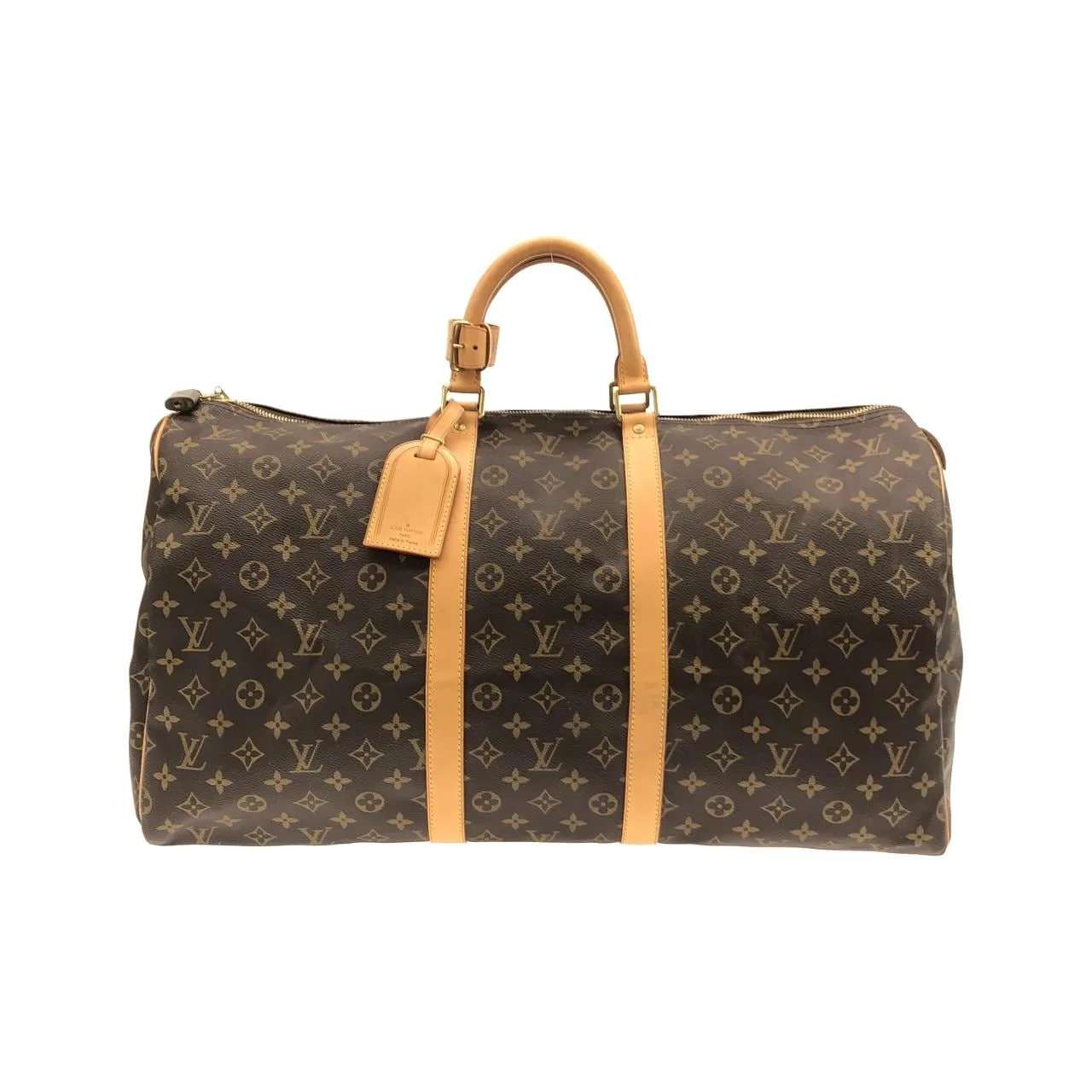 LOUIS VUITTON Keepall M41424 Boston Monogram Black