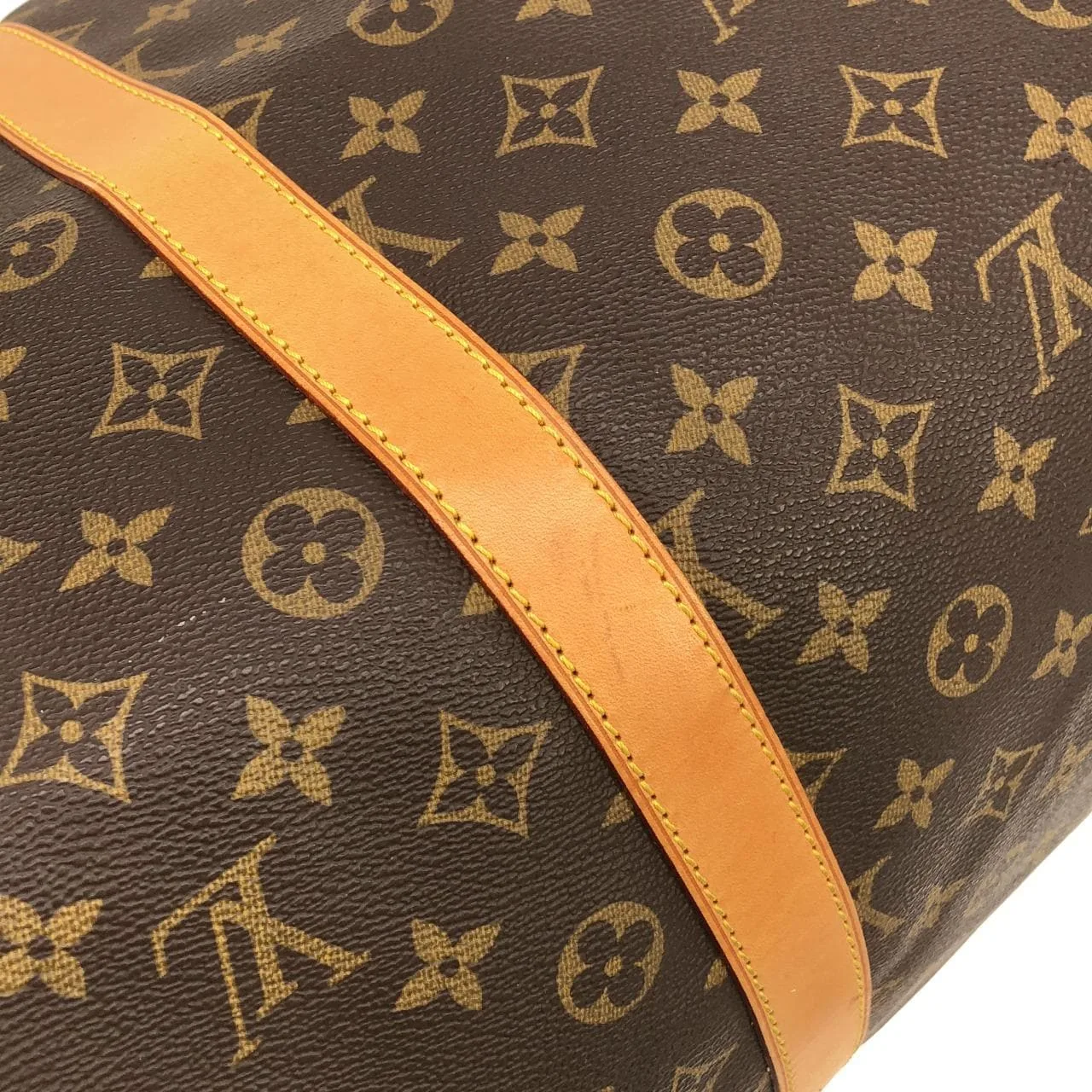 LOUIS VUITTON Keepall M41424 Boston Monogram 黑色 Monogram 中古品A - 縮圖 4