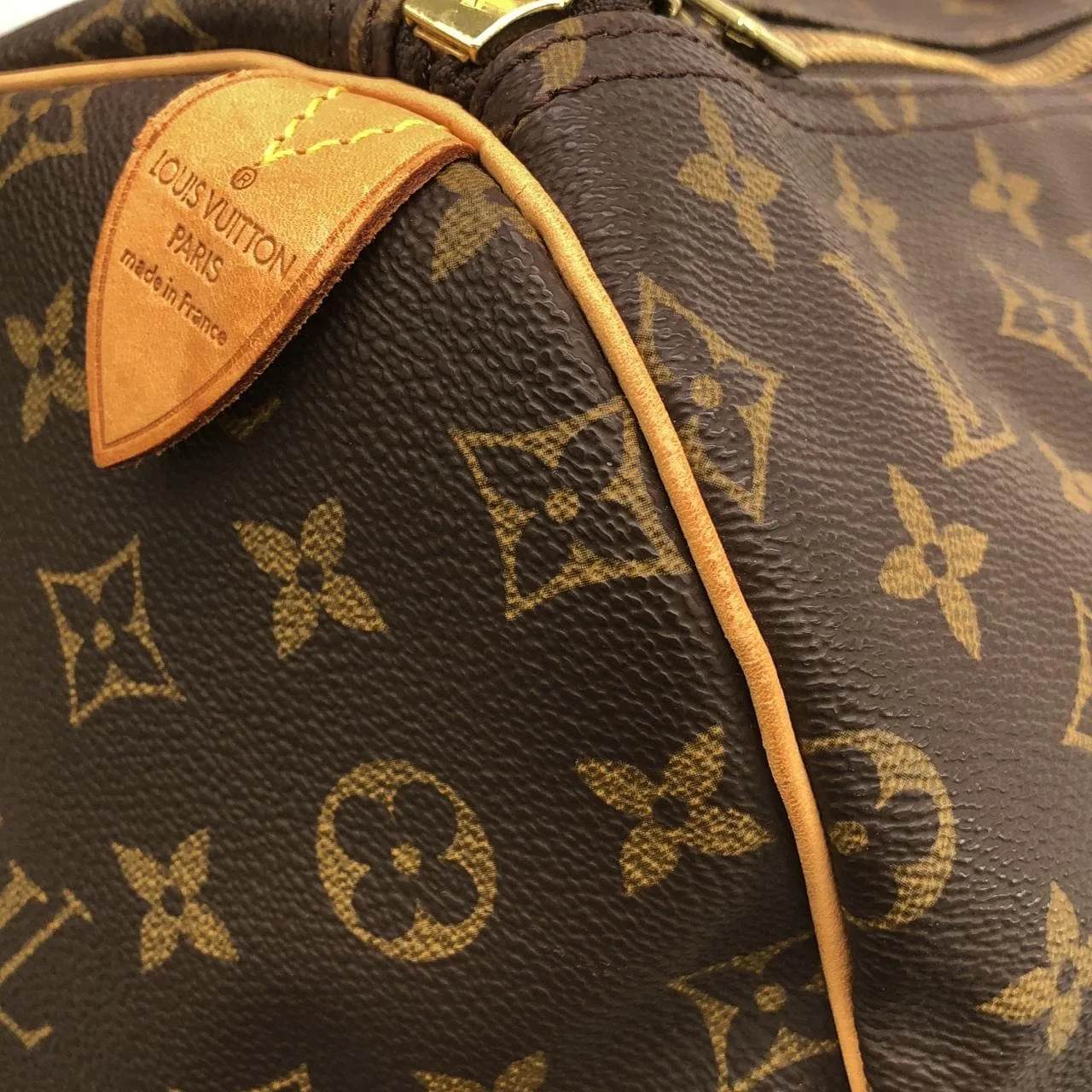 LOUIS VUITTON Keepall M41424 Boston Monogram 黑色 Monogram 中古品A - 縮圖 5