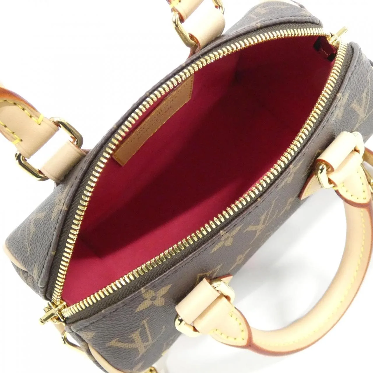 LOUIS VUITTON Speedy M14175 Boston Monogram 黑色 Monogram 中古品A - 縮圖 10