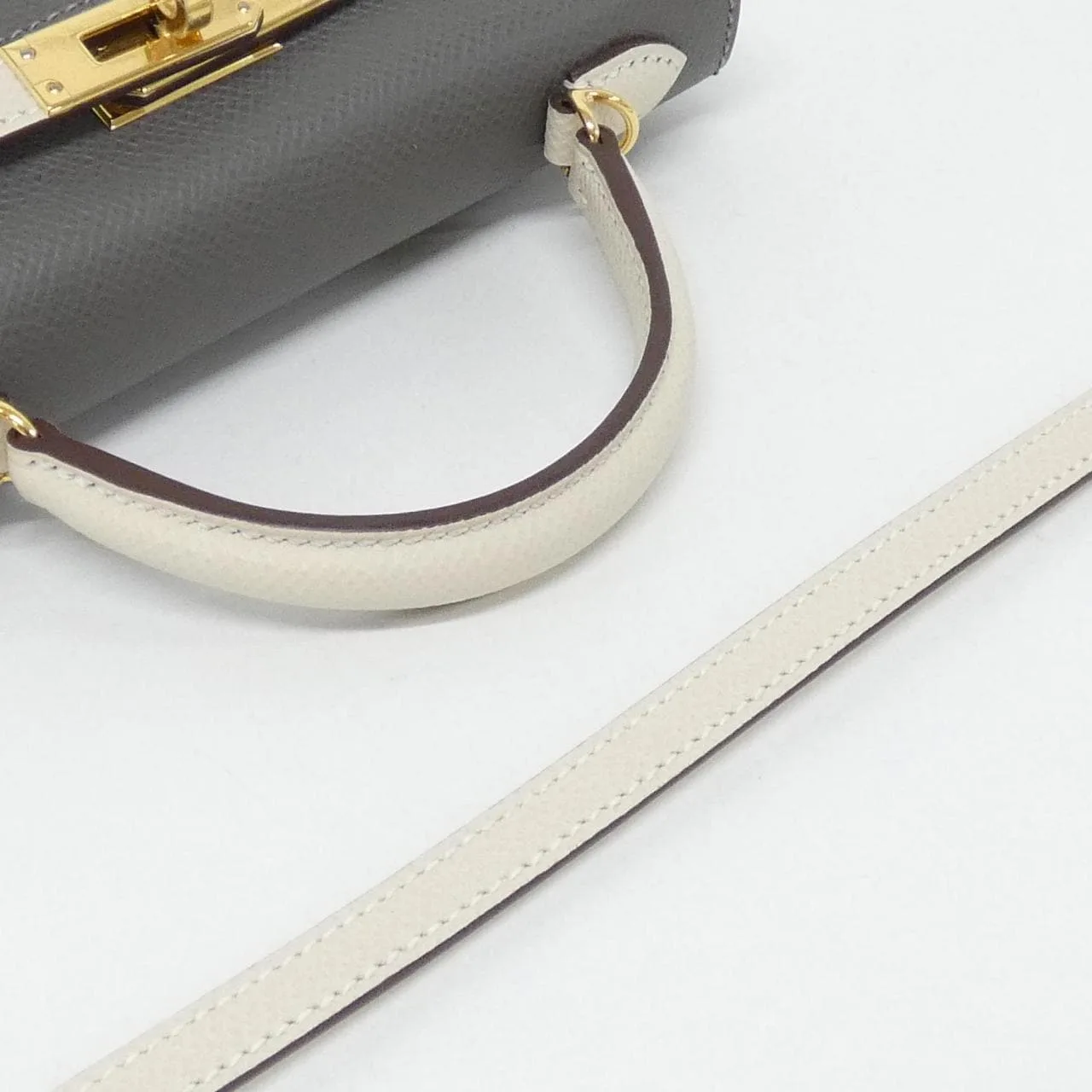 HERMES Kelly Handbag Epsom Epsom 皮 未使用品 - 縮圖 5