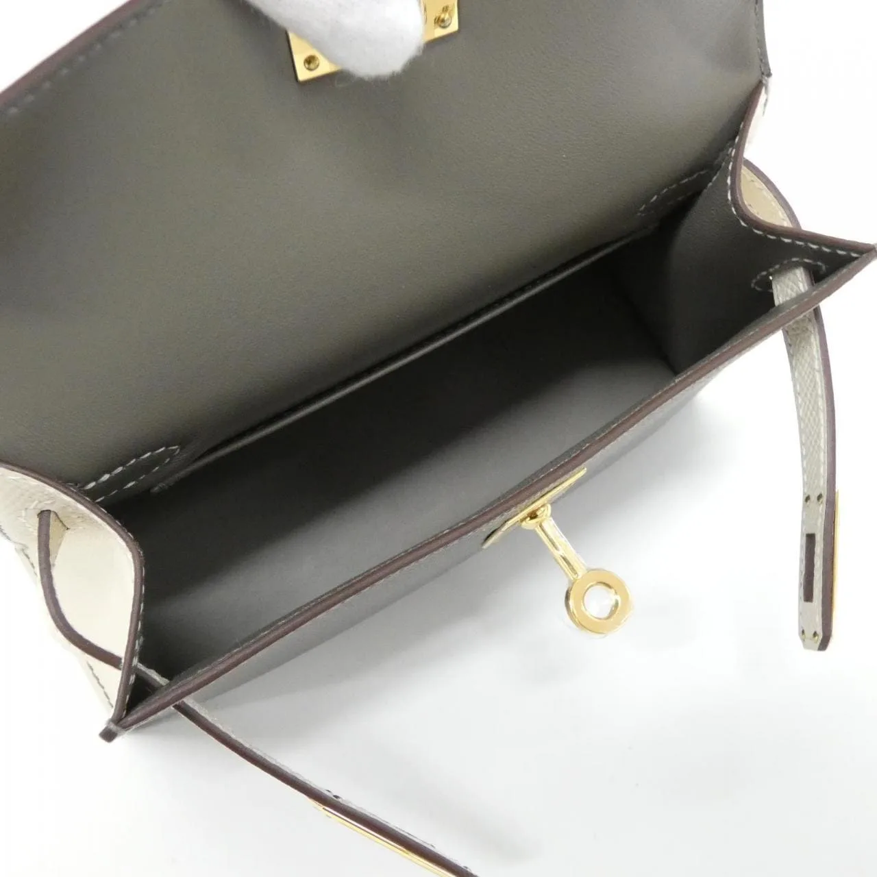 HERMES Kelly Handbag Epsom Epsom 皮 未使用品 - 縮圖 6