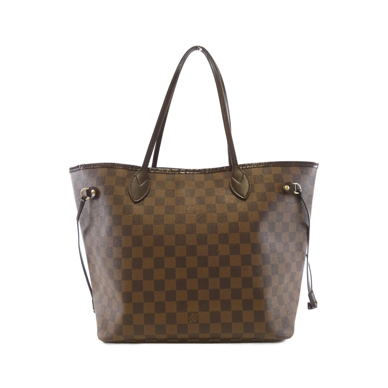 LOUIS VUITTON Neverfull N51105 Tote Damier Black