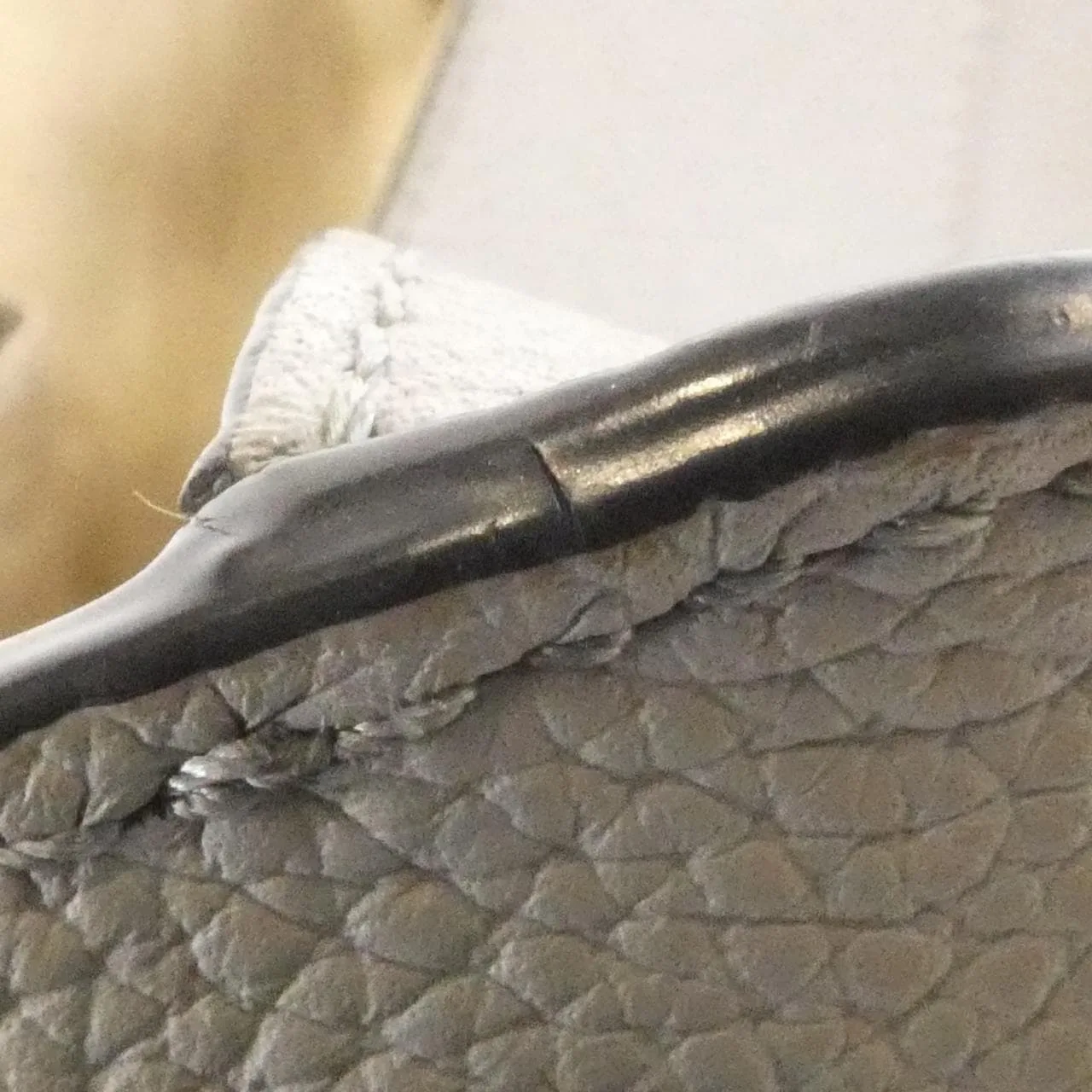 LOEWE Hammock A538S35X51 Shoulder Leather 黑色 皮革 中古品B - 縮圖 5