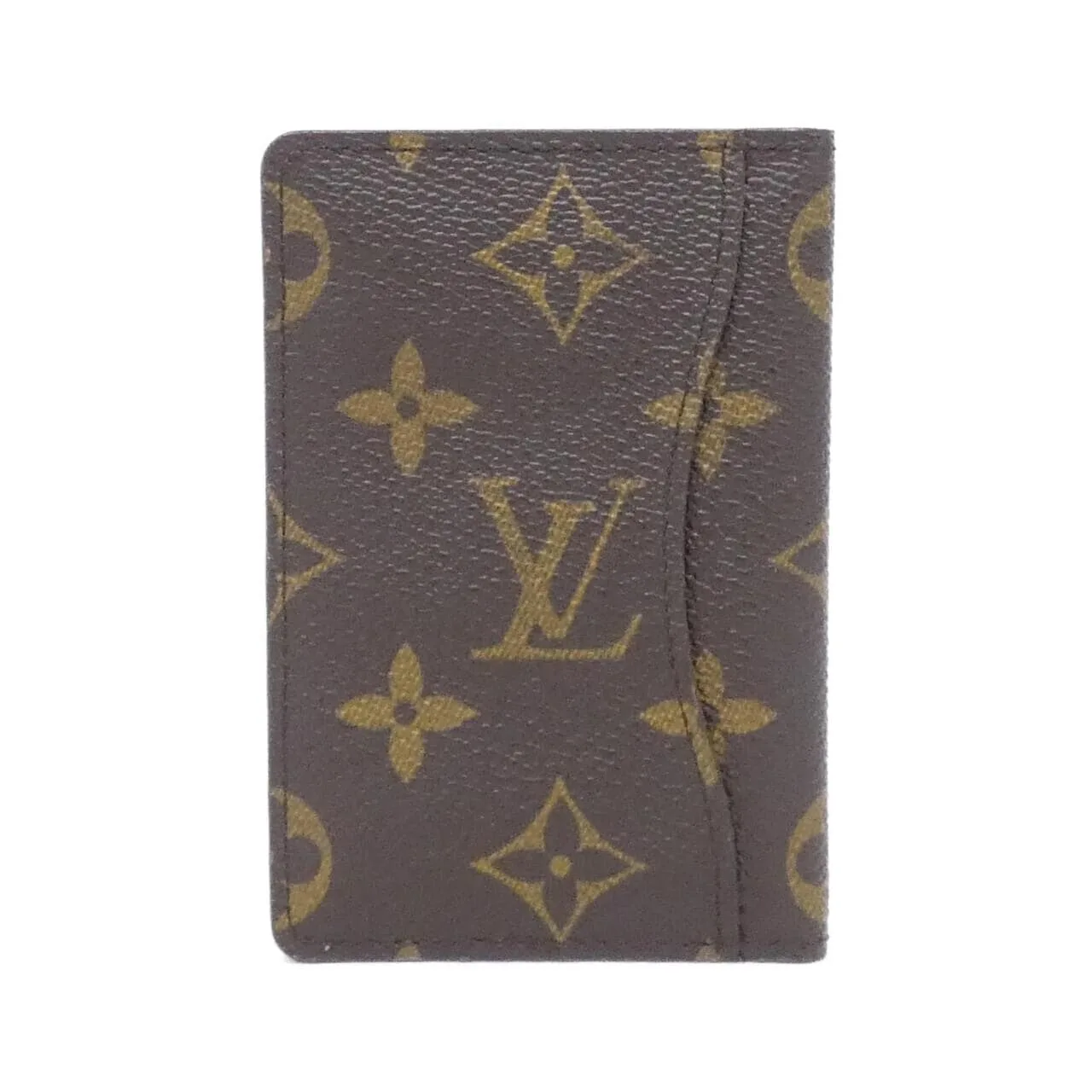 LOUIS VUITTON M61732 Card Case Monogram 黑色 Monogram 中古品A - 縮圖 2