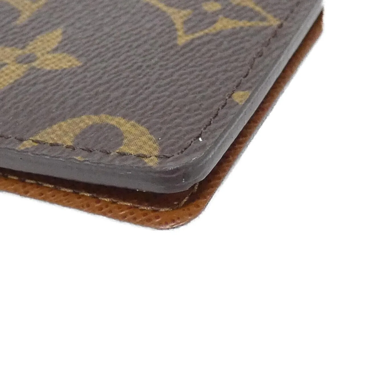 LOUIS VUITTON M61732 Card Case Monogram 黑色 Monogram 中古品A - 縮圖 3
