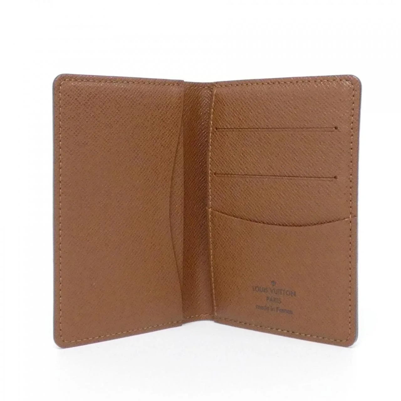 LOUIS VUITTON M61732 Card Case Monogram 黑色 Monogram 中古品A - 縮圖 4