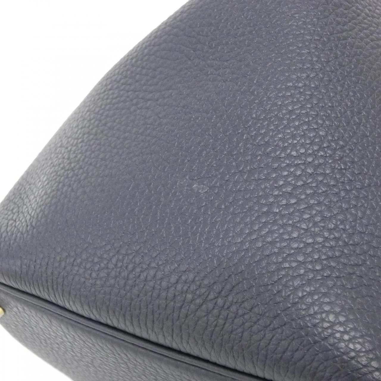 HERMES Picotin 056289CC Handbag Clemence Blue Clemence Leather Rank A - Thumbnail 4