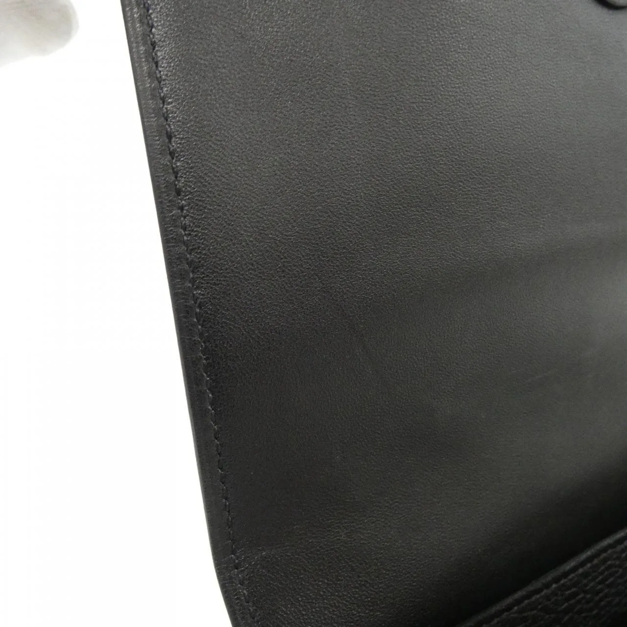 HERMES 043070CK Wallet Togo Black Togo Leather Rank A - Thumbnail 7