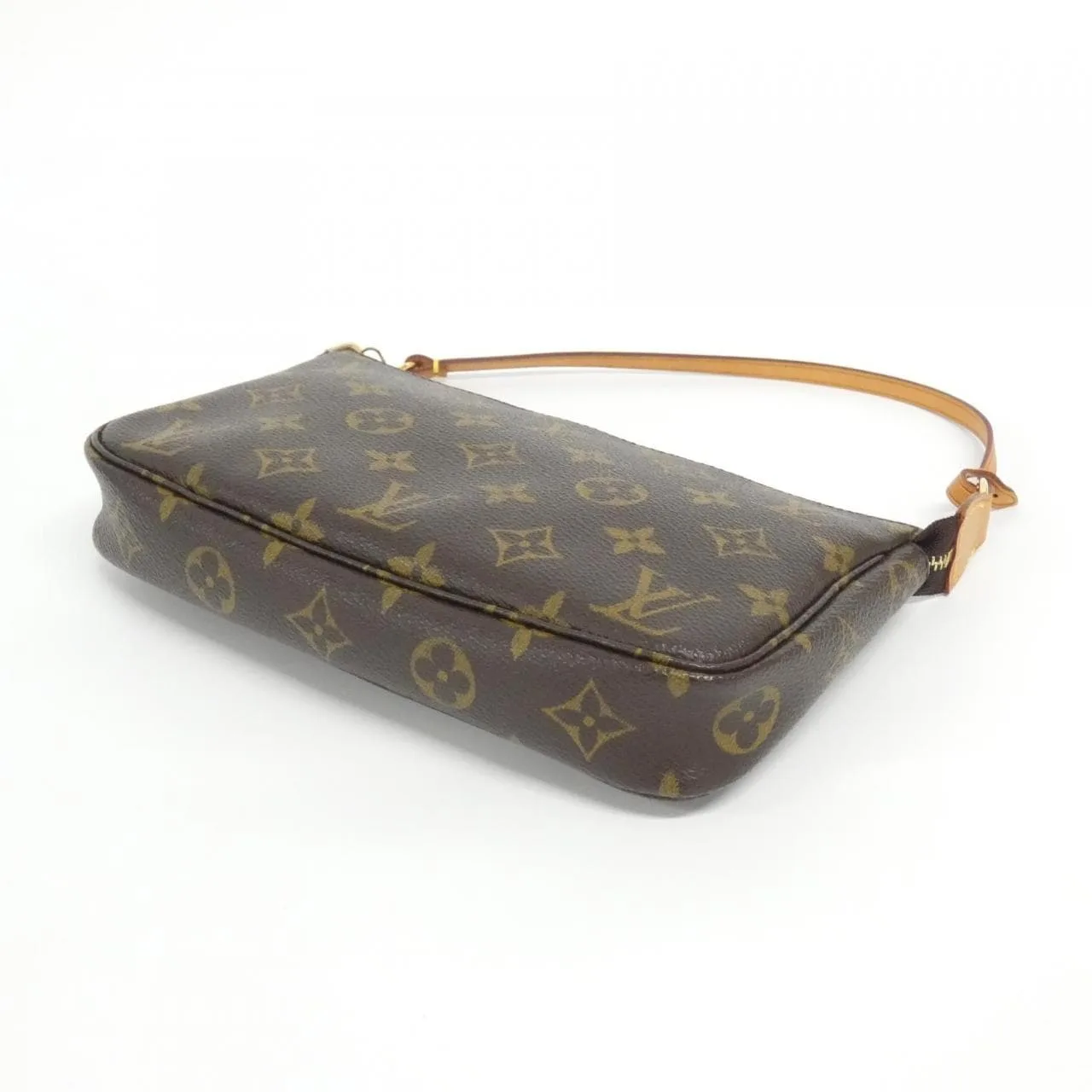LOUIS VUITTON Pochette M51980 Pochette Monogram 黑色 Monogram 中古品A - 縮圖 2
