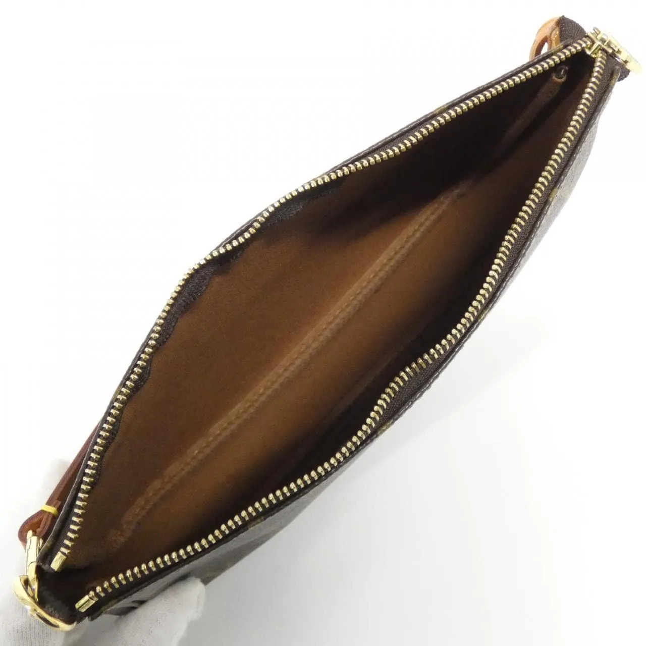 LOUIS VUITTON Pochette M51980 Pochette Monogram 黑色 Monogram 中古品A - 縮圖 7