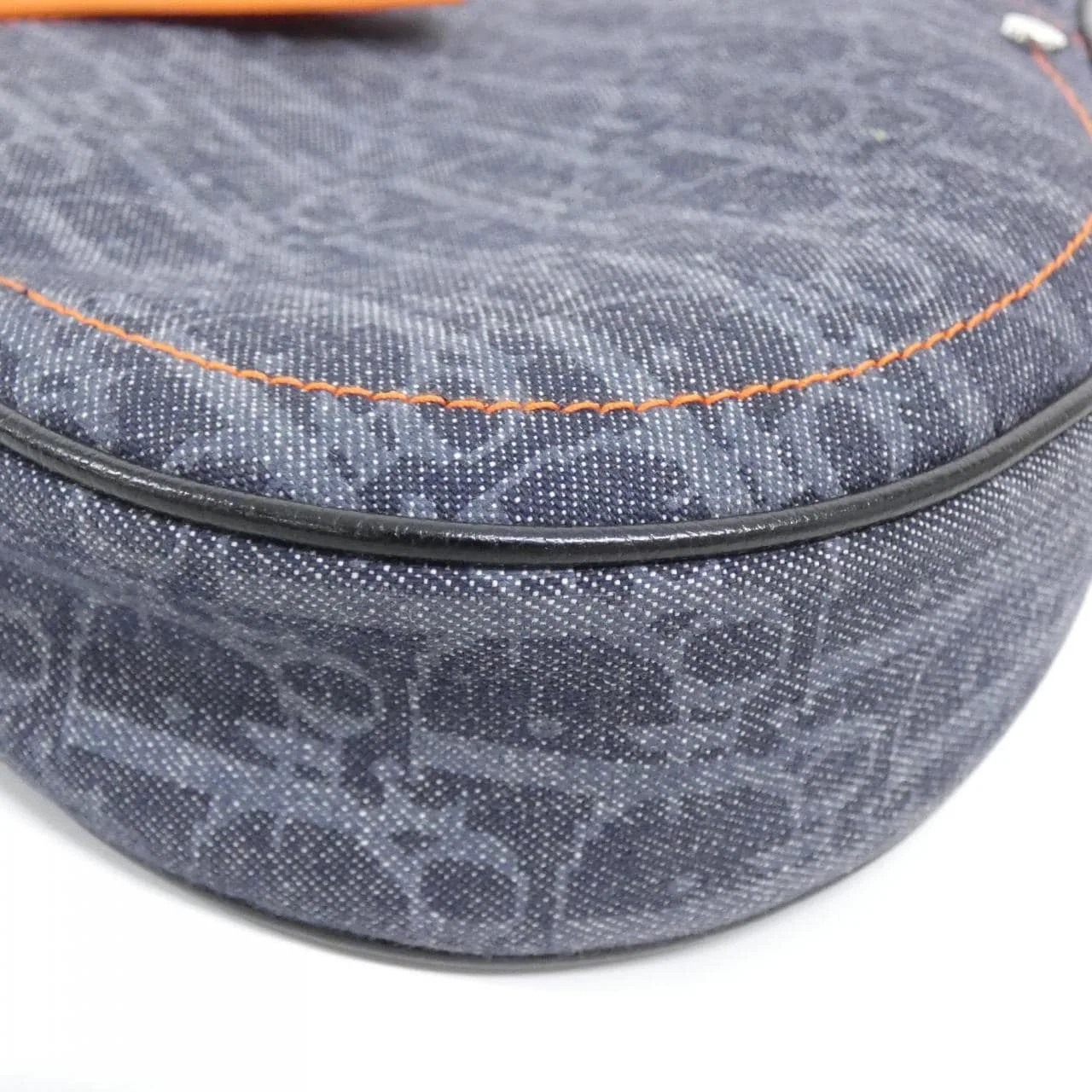 DIOR Saddle 肩背包 牛仔布 橙色 牛仔布 中古品A - 縮圖 3