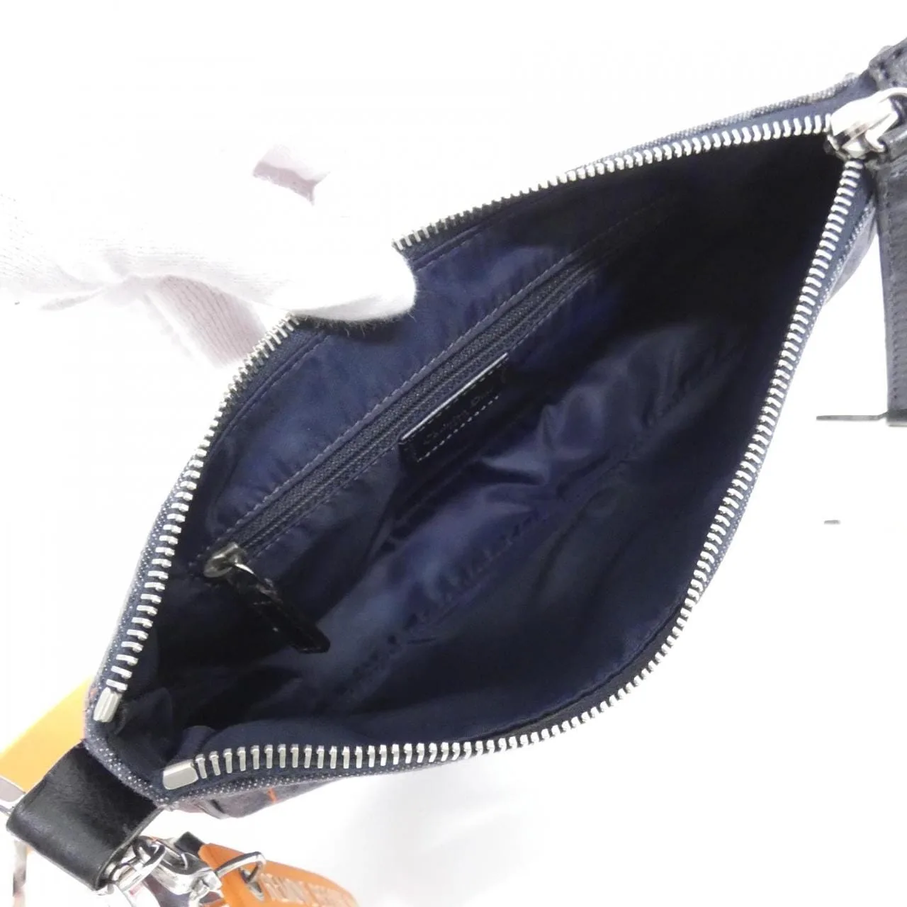 DIOR Saddle 肩背包 牛仔布 橙色 牛仔布 中古品A - 縮圖 10