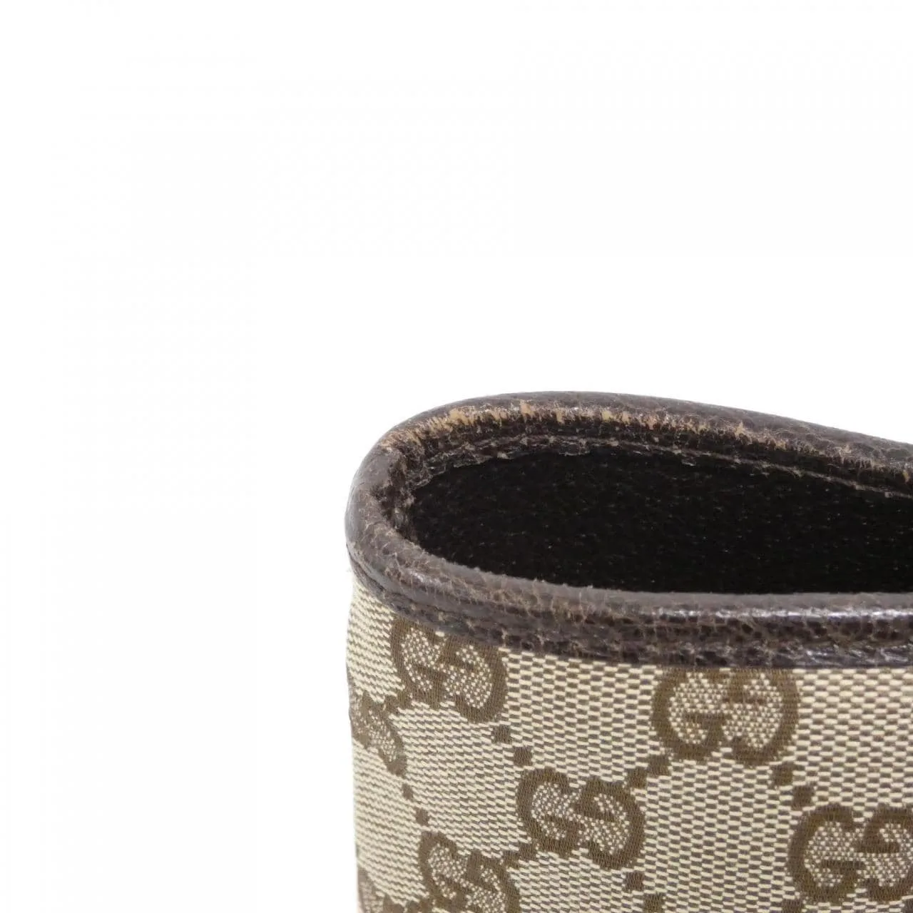 GUCCI 113016 Handbag Canvas 米色 帆布 中古品A - 縮圖 5