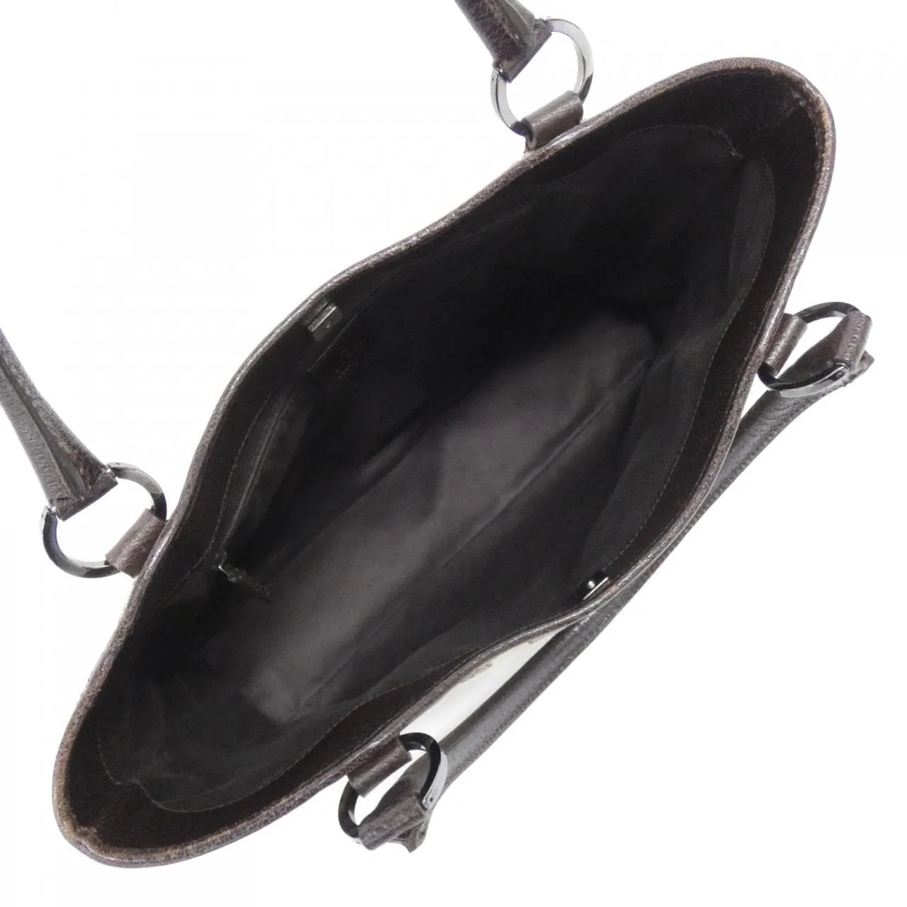 GUCCI 113016 Handbag Canvas 米色 帆布 中古品A - 縮圖 7