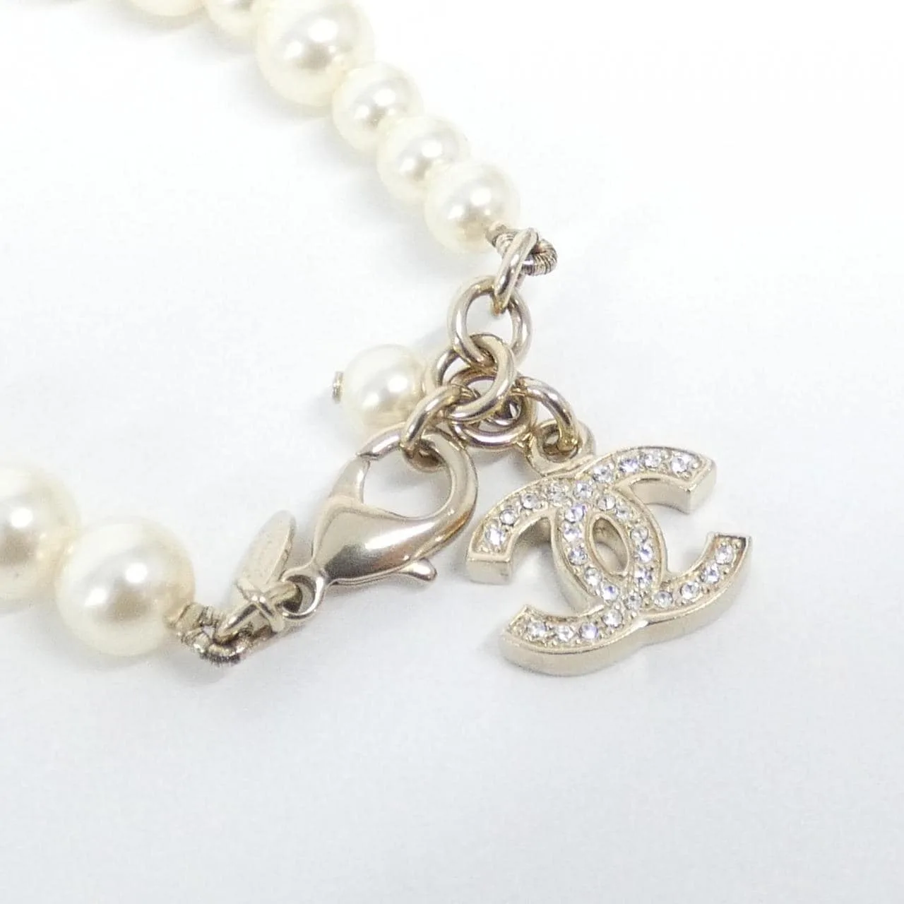 CHANEL 43117 Accessories 白色 中古品A - 縮圖 5