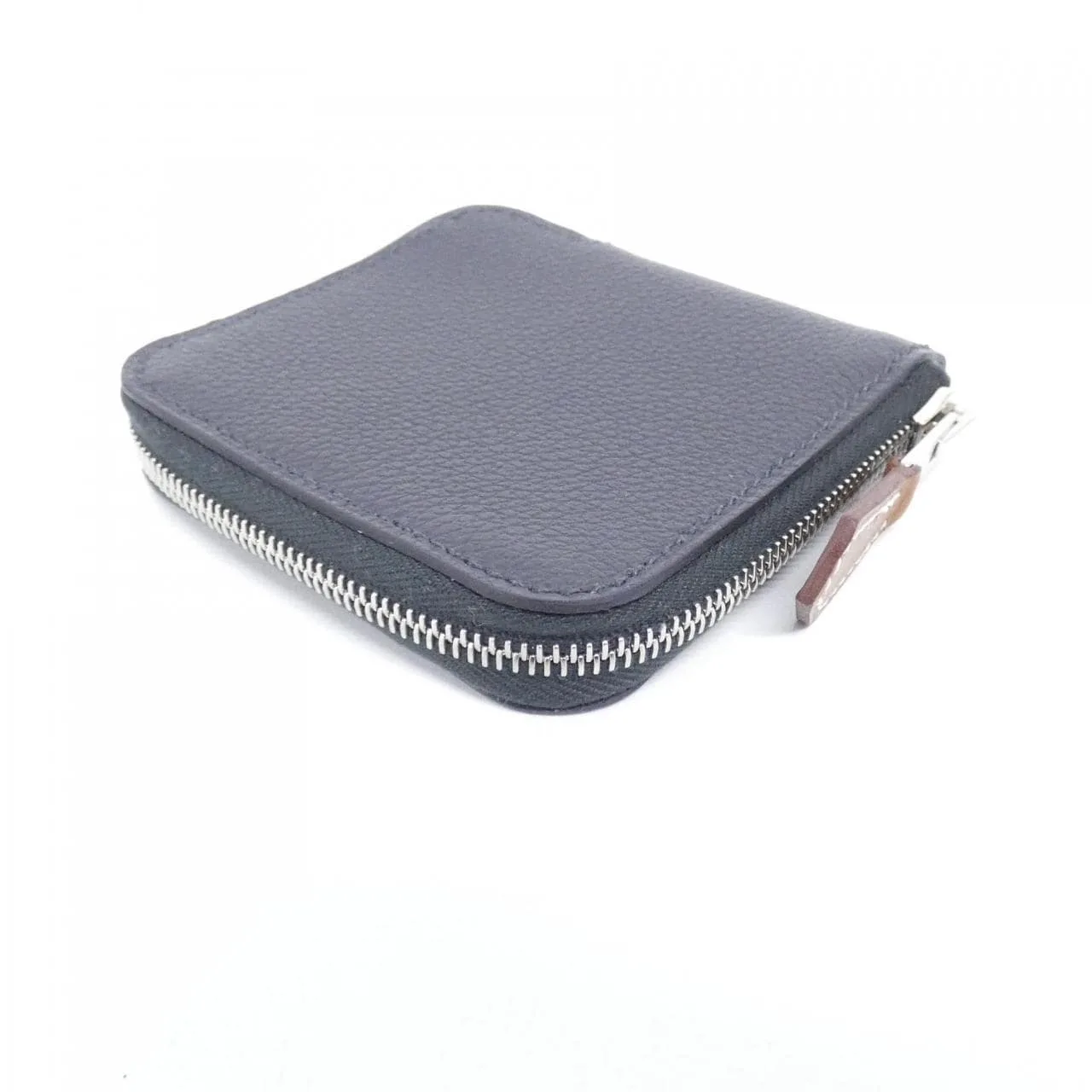 HERMES 086424CK Coin Case Blue Rank A - Thumbnail 2