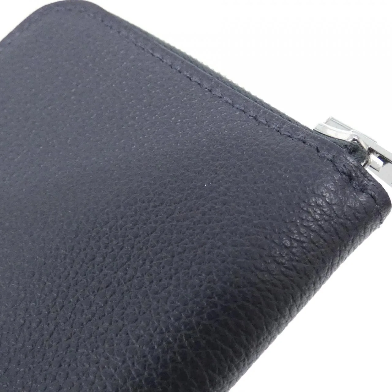 HERMES 086424CK Coin Case Blue Rank A - Thumbnail 3