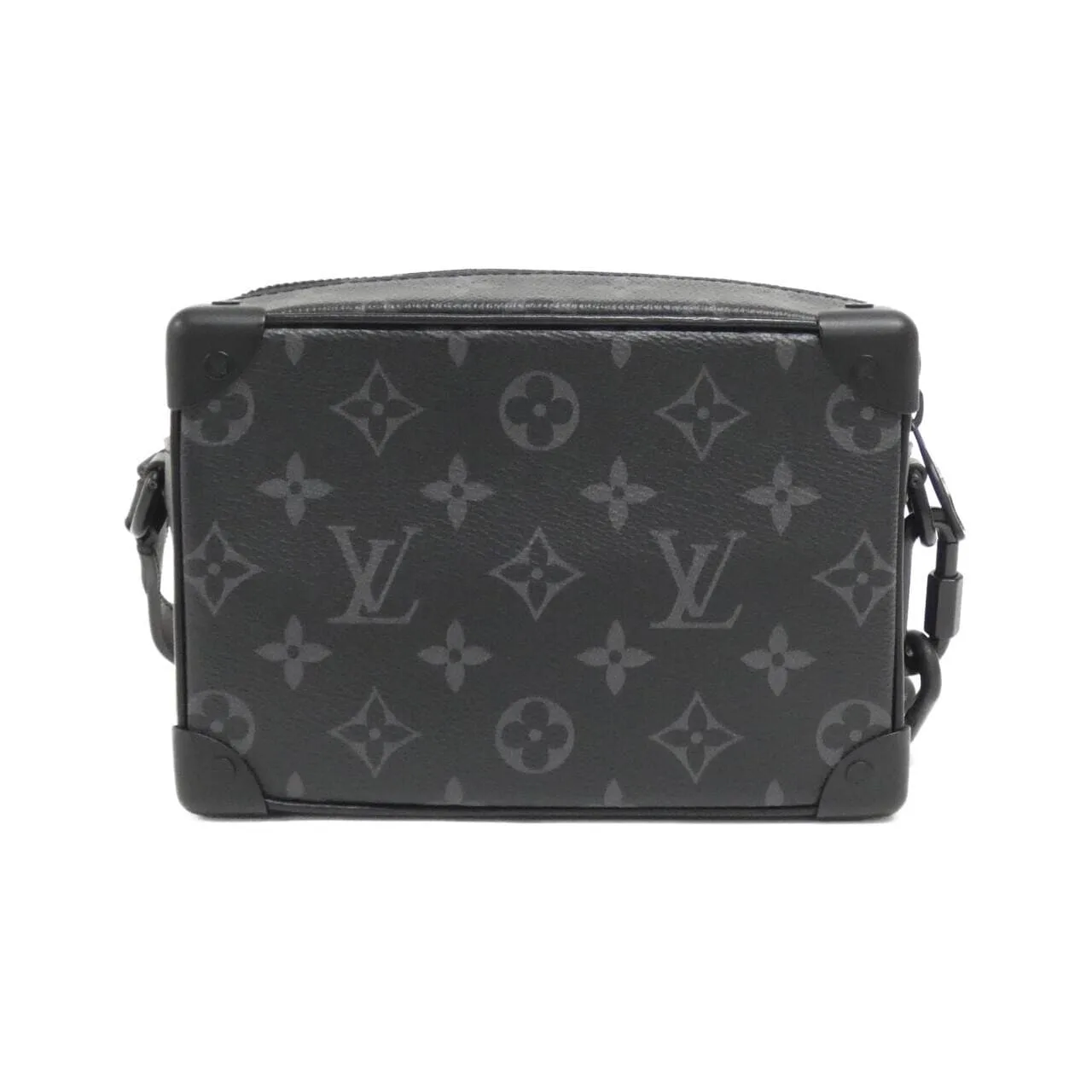 LOUIS VUITTON Soft Trunk M44735 Shoulder Monogram 黑色 Monogram 中古品A - 縮圖 2