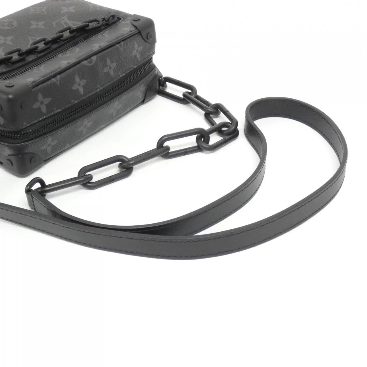 LOUIS VUITTON Soft Trunk M44735 Shoulder Monogram 黑色 Monogram 中古品A - 縮圖 5