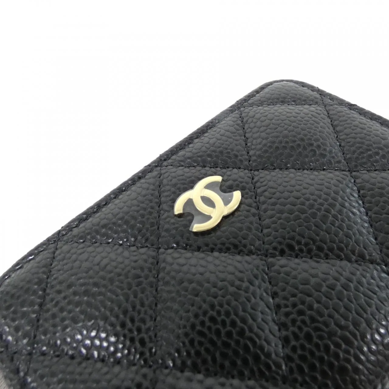 CHANEL Timeless Classic AP0216 Coin Case Grained Calfskin 黑色 荔枝紋牛皮 未使用品 - 縮圖 4