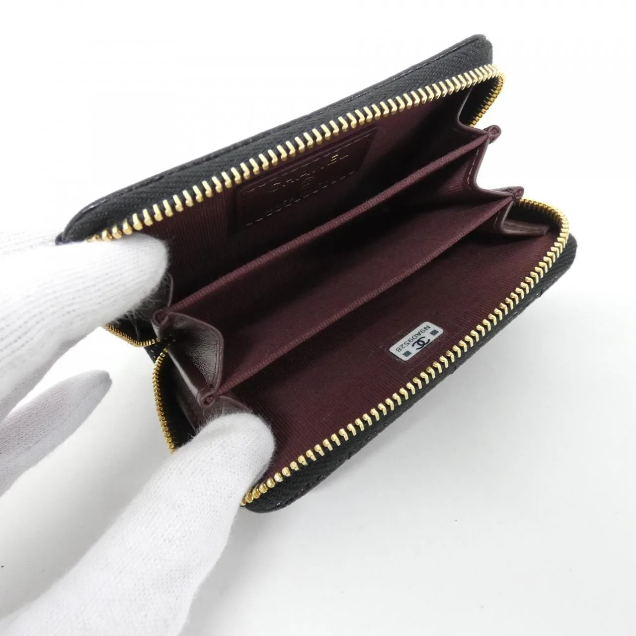 CHANEL Timeless Classic AP0216 Coin Case Grained Calfskin 黑色 荔枝紋牛皮 未使用品 - 縮圖 5