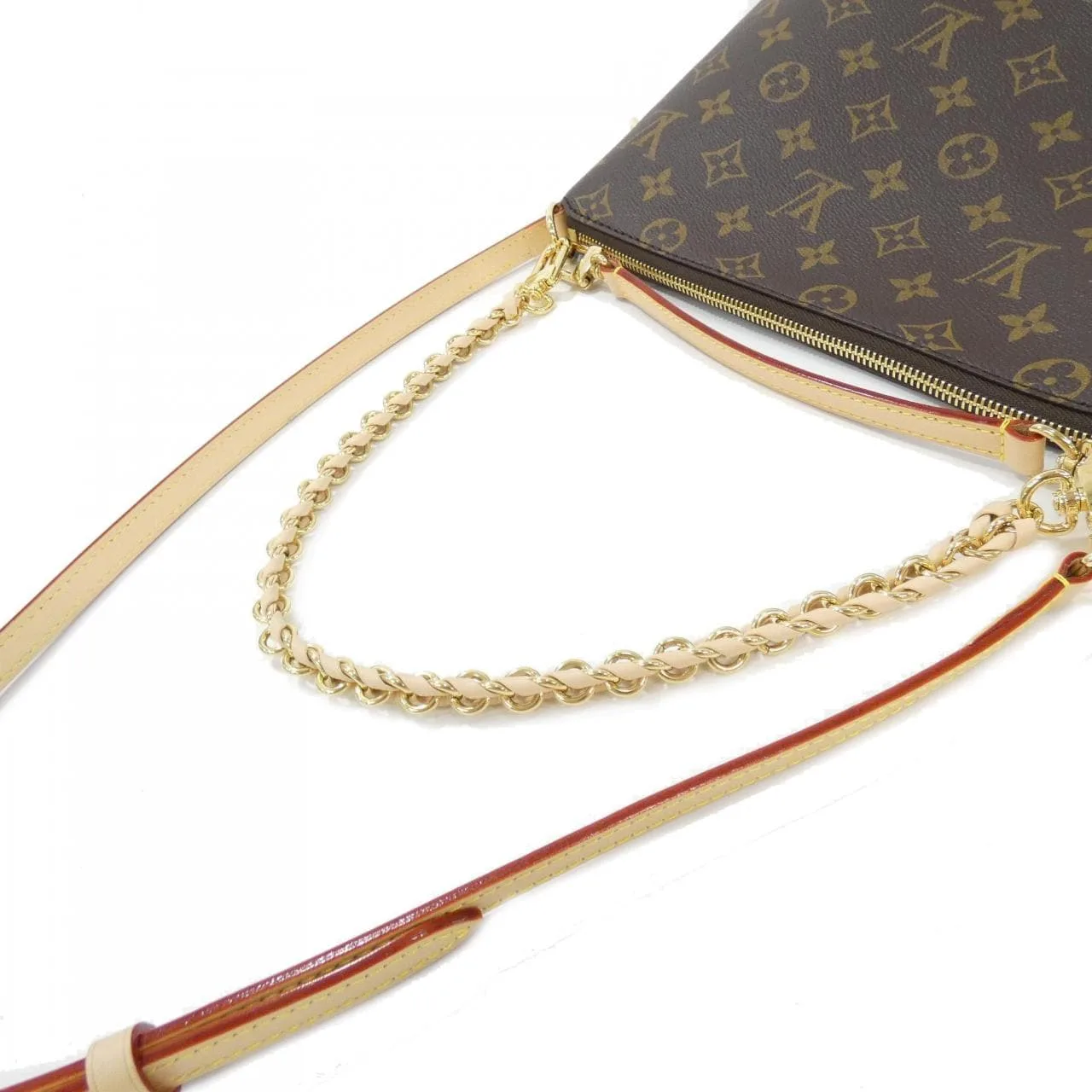 LOUIS VUITTON M27825 Shoulder Monogram 黑色 Monogram 中古品A - 縮圖 3