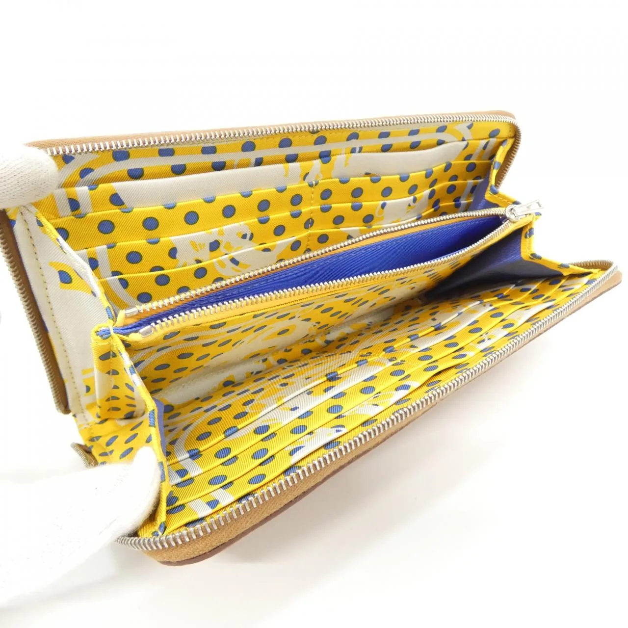 HERMES 075188CK Wallet Epsom Black Epsom Leather Rank A - Thumbnail 5