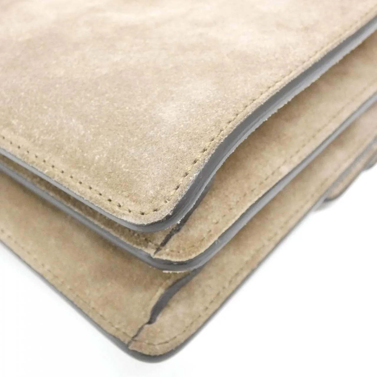 GUCCI Dionysus 400249 Shoulder Leather 米色 皮革 中古品A - 縮圖 4