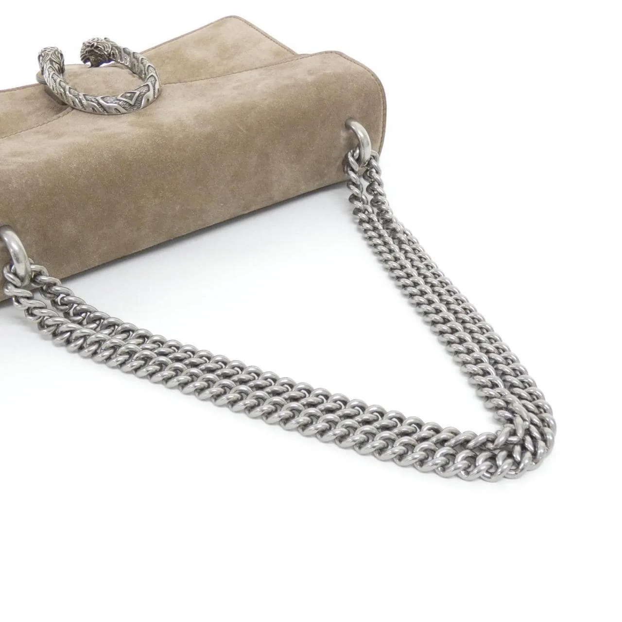 GUCCI Dionysus 400249 Shoulder Leather 米色 皮革 中古品A - 縮圖 6