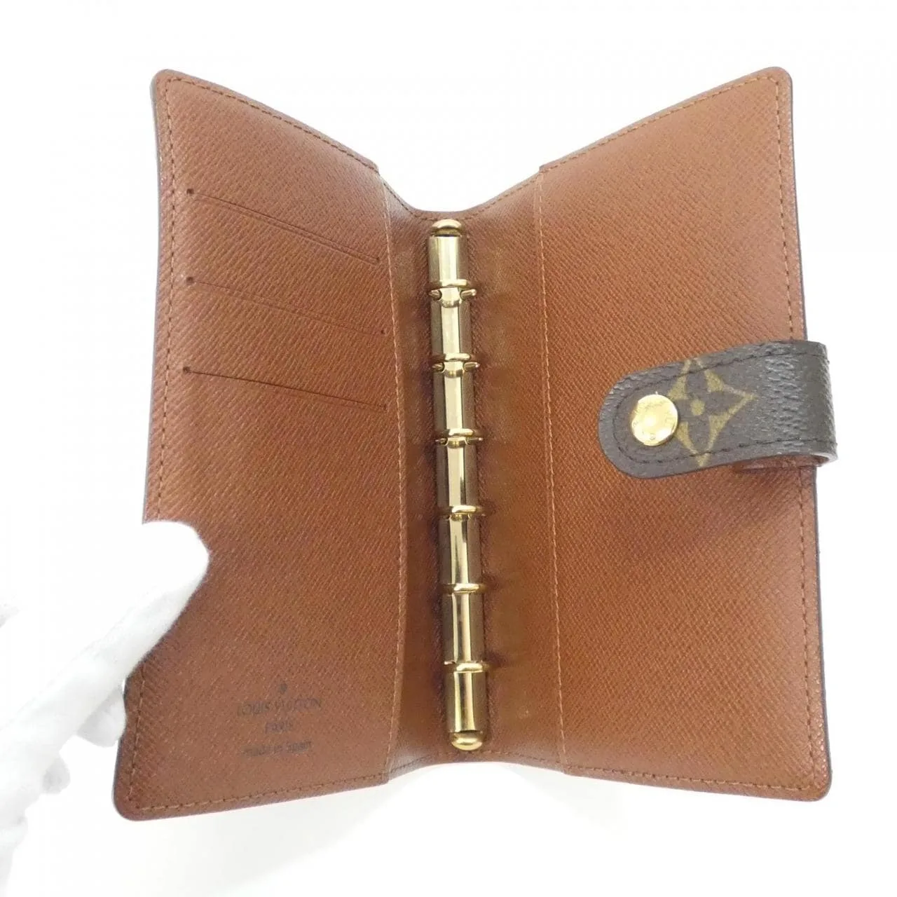 LOUIS VUITTON R20005 Wallet Monogram 黑色 Monogram 中古品A - 縮圖 7