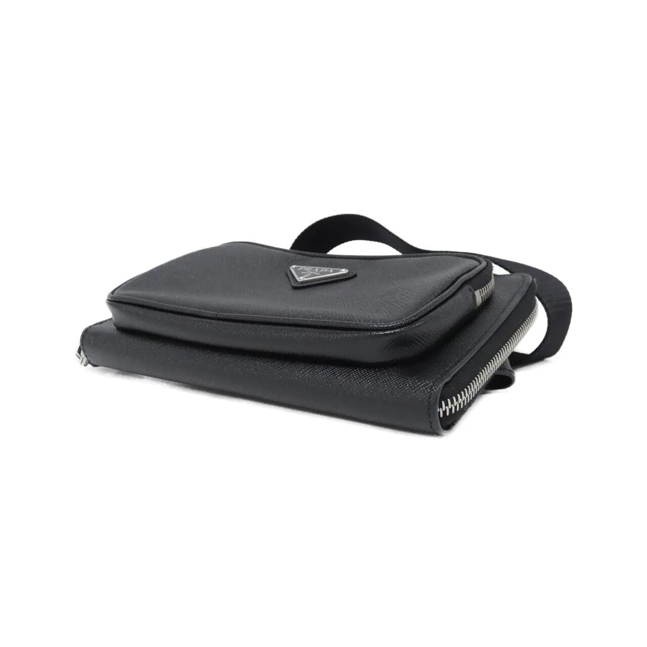 PRADA 2VH156 Belt 黑色 中古品A - 縮圖 3