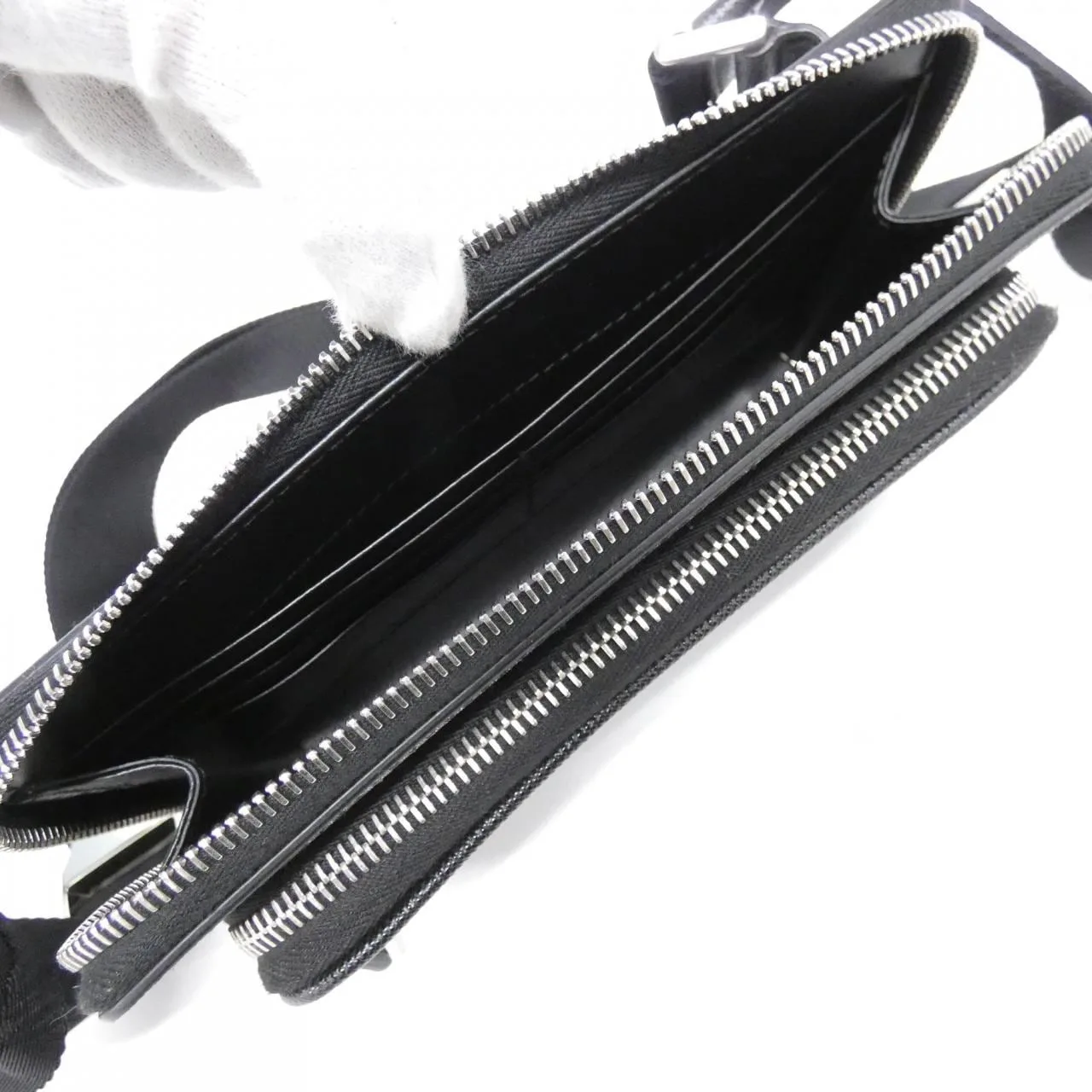 PRADA 2VH156 Belt 黑色 中古品A - 縮圖 7