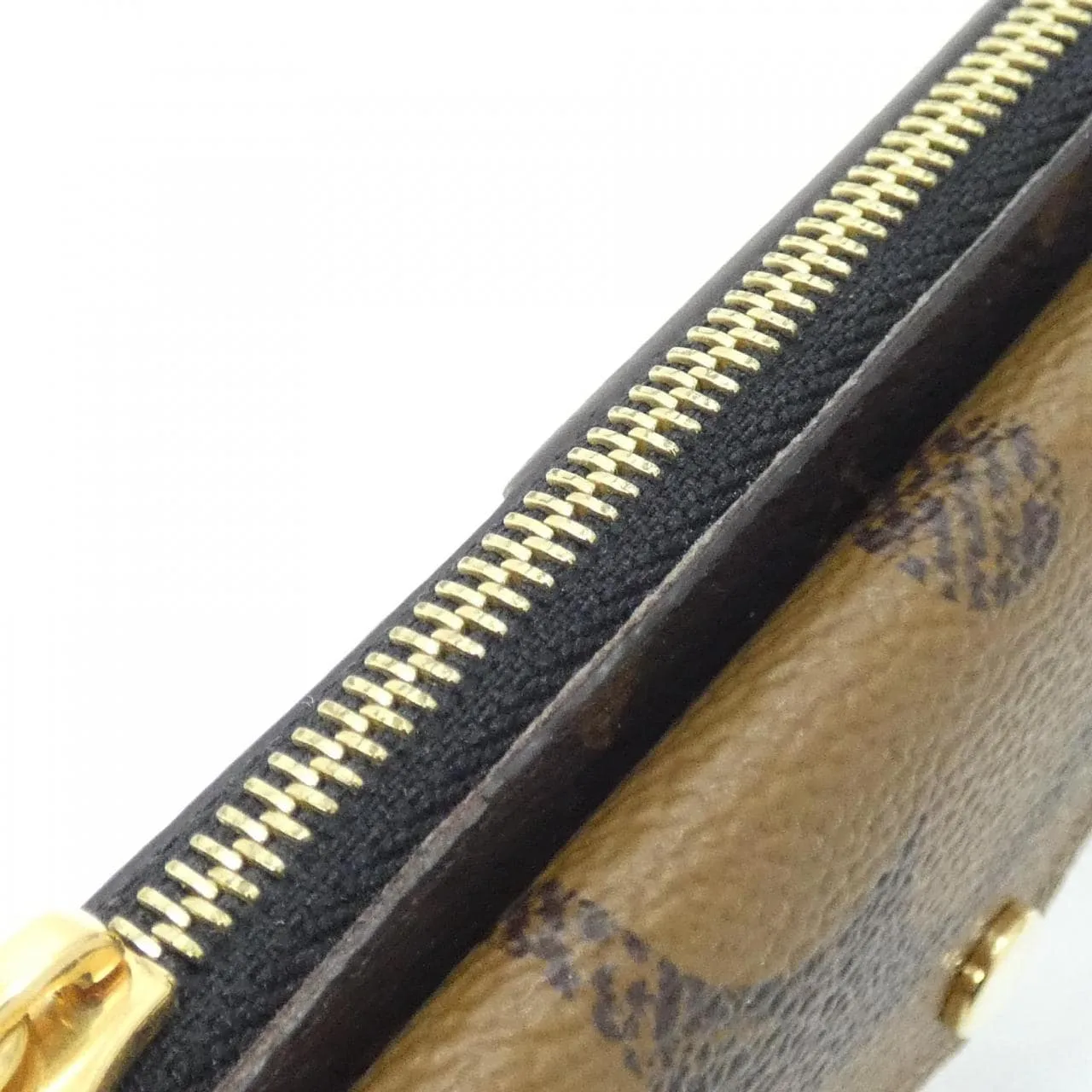 LOUIS VUITTON M81303 Coin Case Monogram 黑色 Monogram 中古品A - 縮圖 5