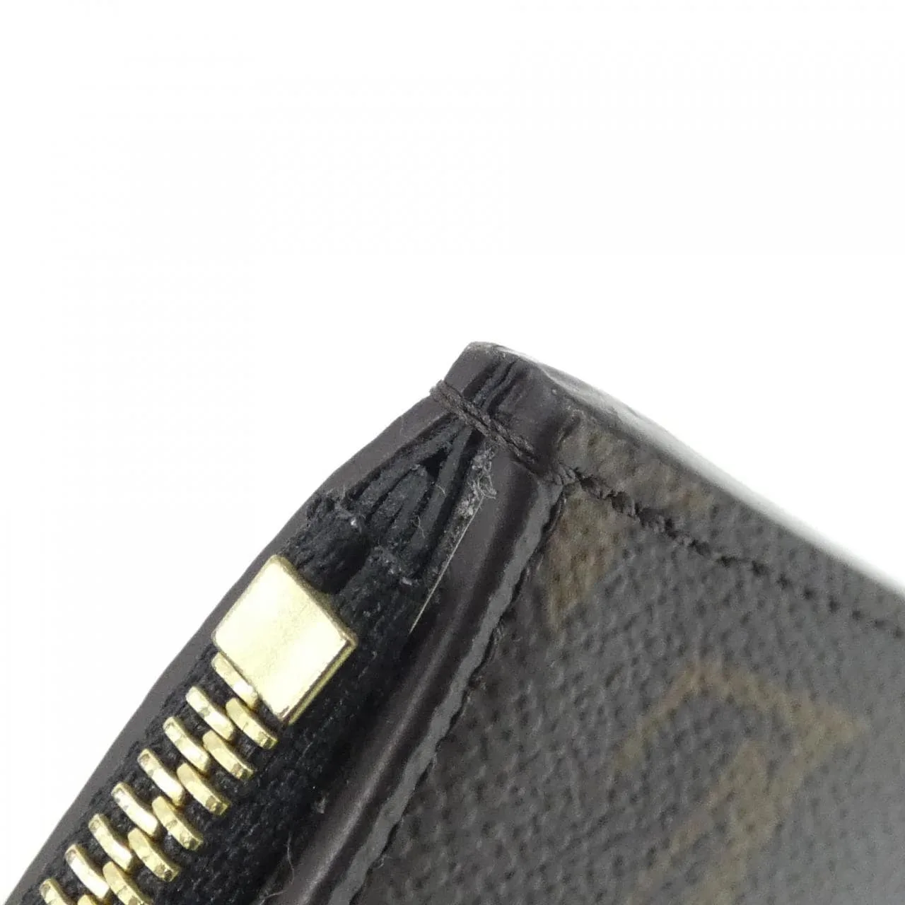 LOUIS VUITTON M81303 Coin Case Monogram 黑色 Monogram 中古品A - 縮圖 6