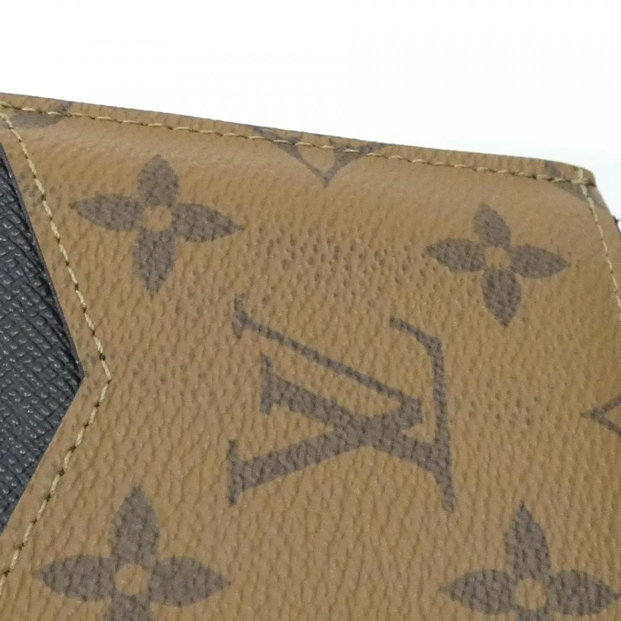 LOUIS VUITTON M81303 Coin Case Monogram 黑色 Monogram 中古品A - 縮圖 7