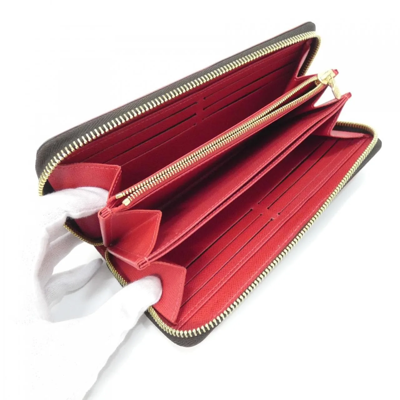 LOUIS VUITTON N60122 Wallet Damier Black Damier Rank A - Thumbnail 7