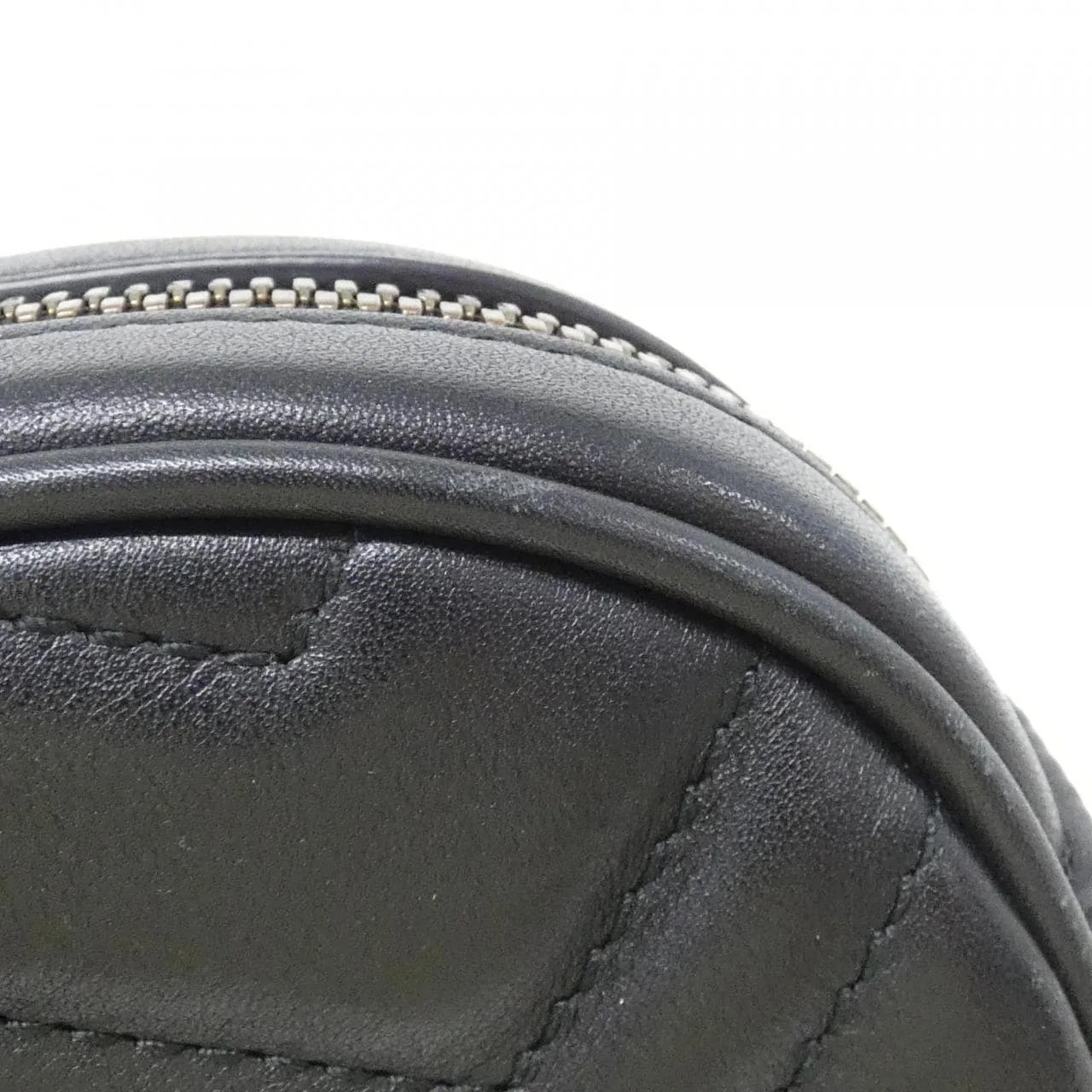 GUCCI 476434 DSVRT Belt Leather 黑色 皮革 中古品A - 縮圖 4