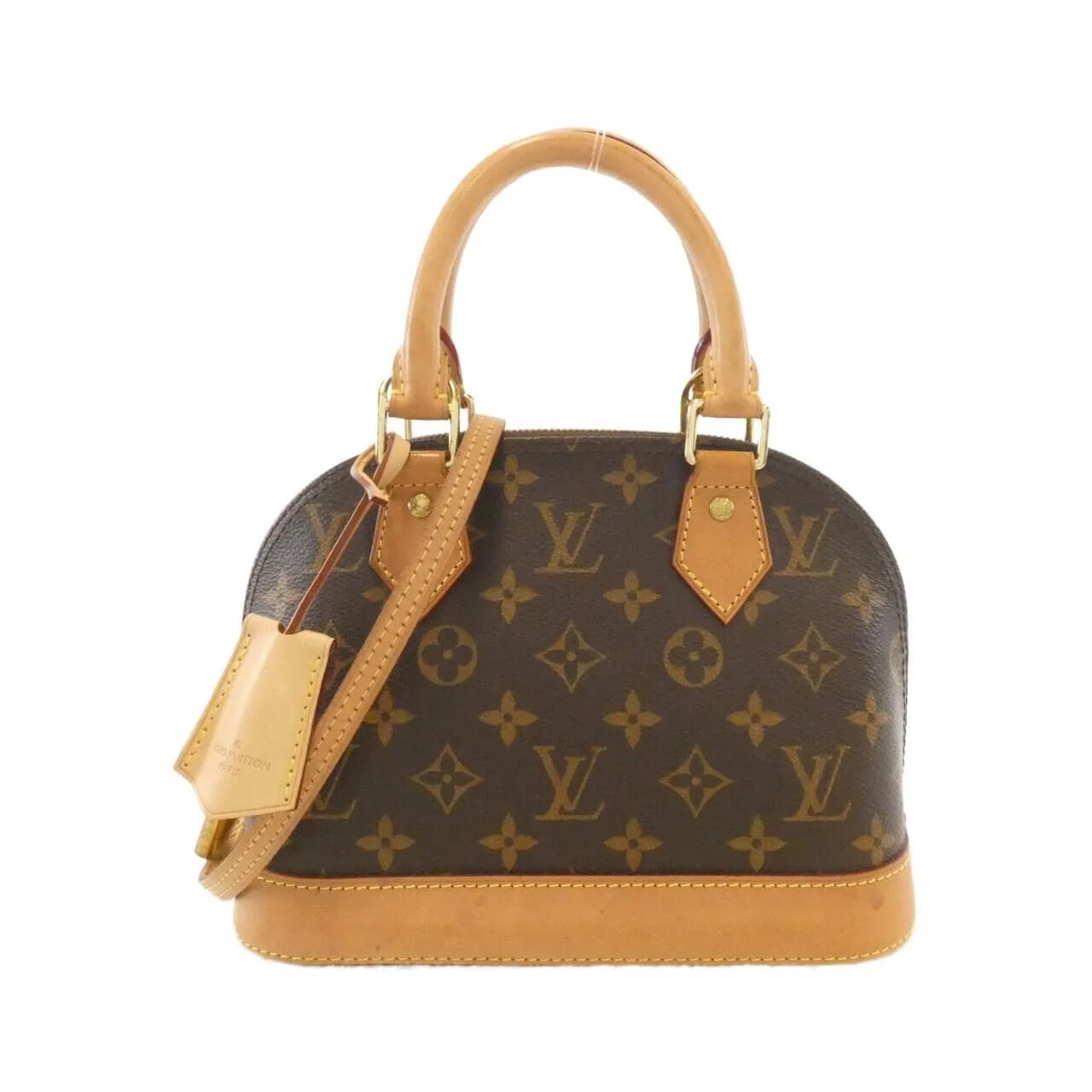 LOUIS VUITTON Alma M53152 Handbag Monogram Black