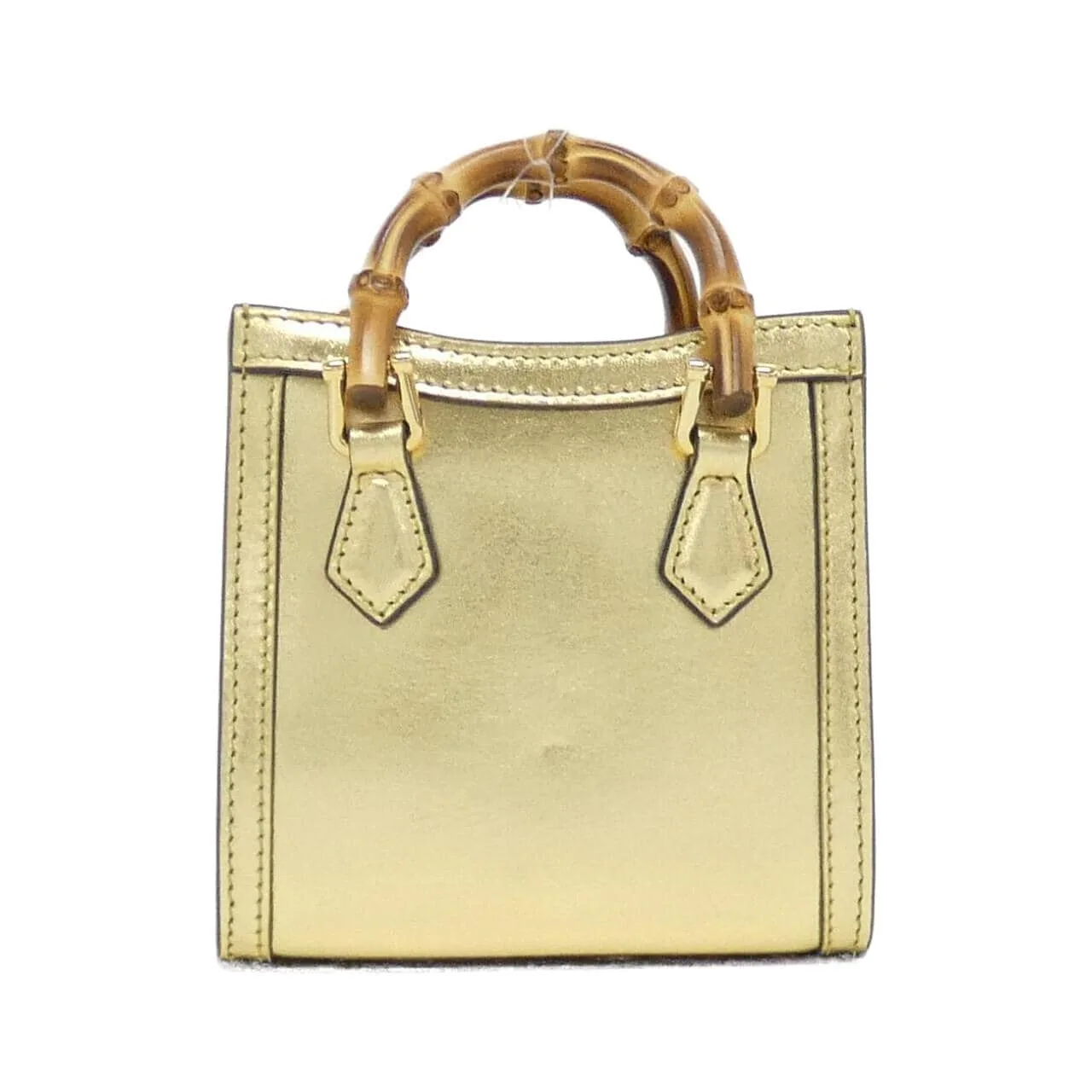 GUCCI 760251 1LD0G Handbag Leather 黑色 皮革 中古品A - 縮圖 2