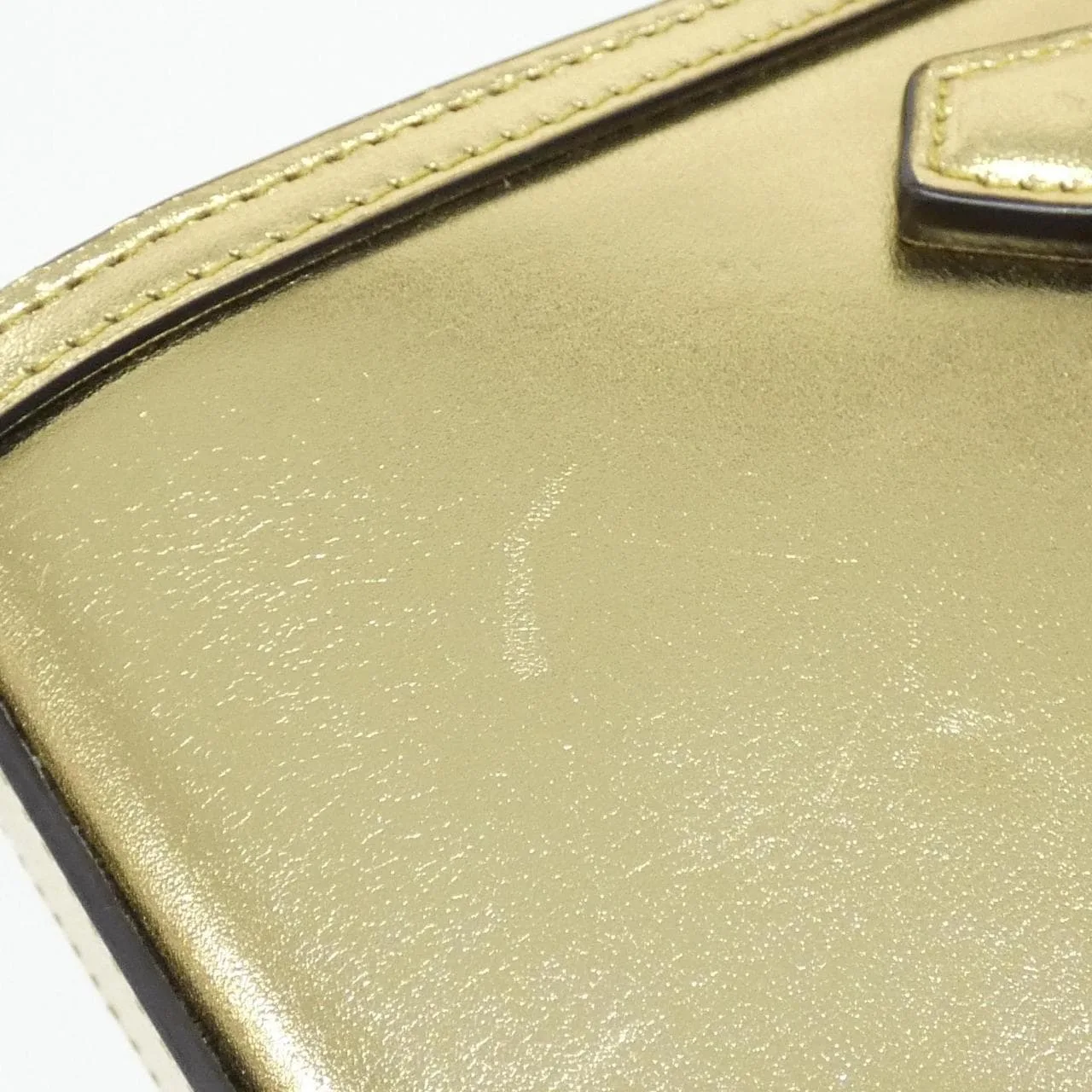 GUCCI 760251 1LD0G Handbag Leather 黑色 皮革 中古品A - 縮圖 5