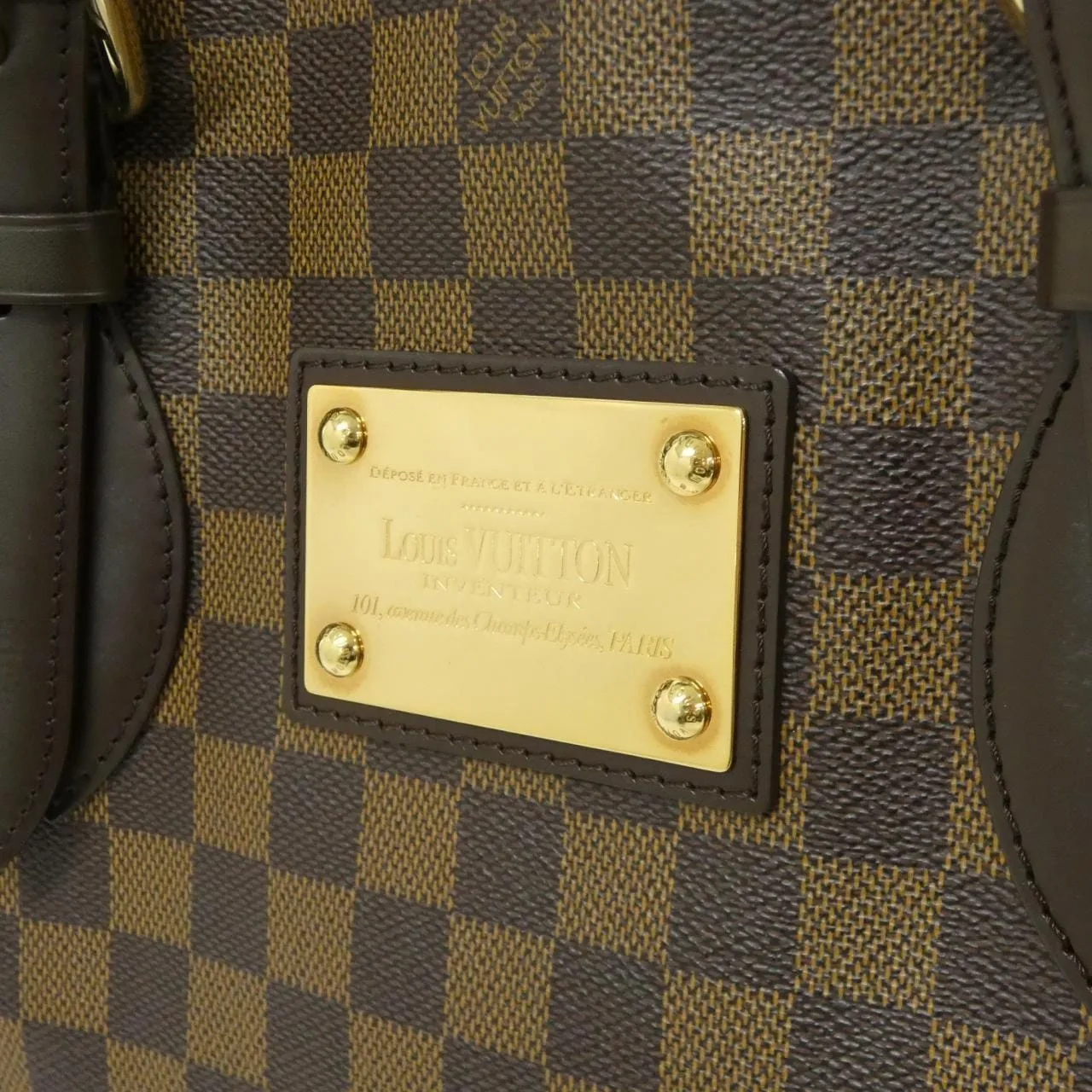 LOUIS VUITTON N51204 Handbag Damier 黑色 Damier 中古品A - 縮圖 4