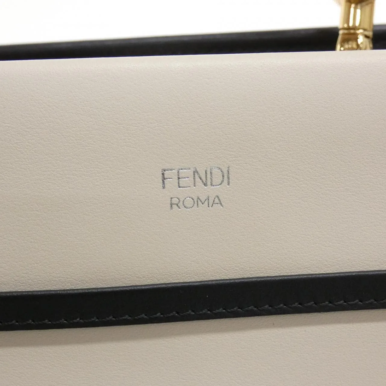 FENDI Sunshine Shopper 8BH344 SIZ Handbag 黑色 中古品A - 縮圖 6