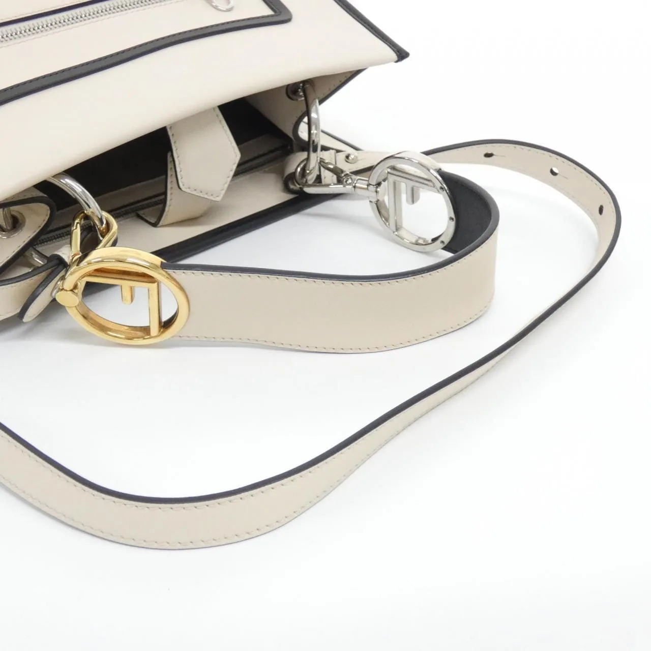 FENDI Sunshine Shopper 8BH344 SIZ Handbag 黑色 中古品A - 縮圖 8