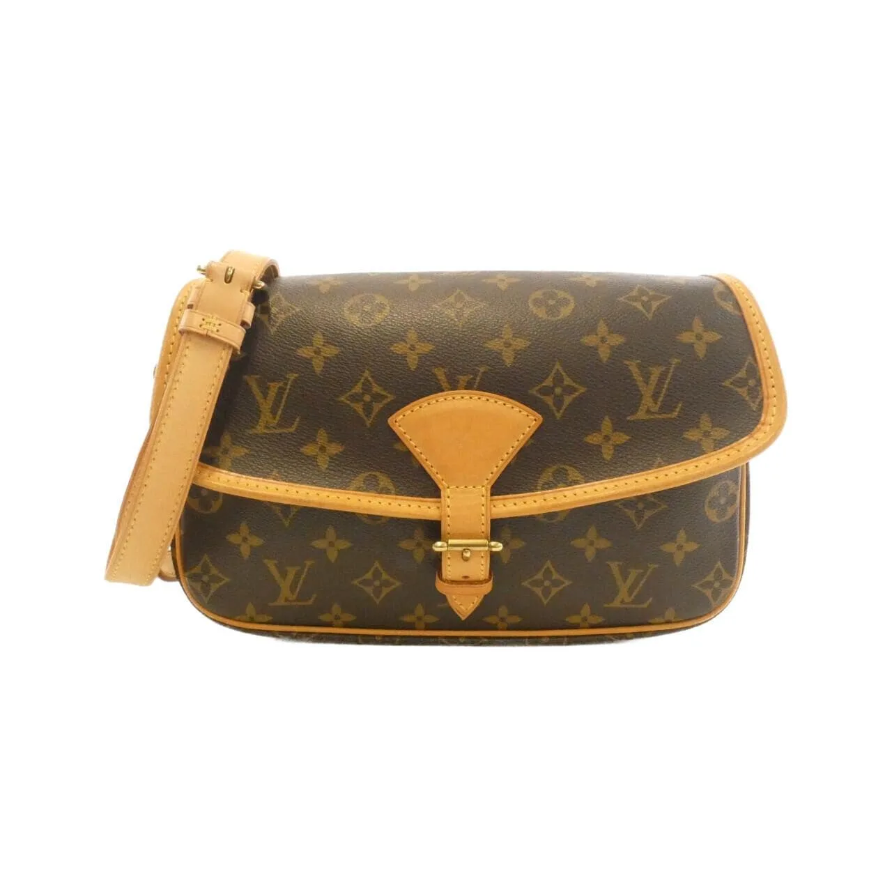 LOUIS VUITTON M42250 Shoulder Monogram Black