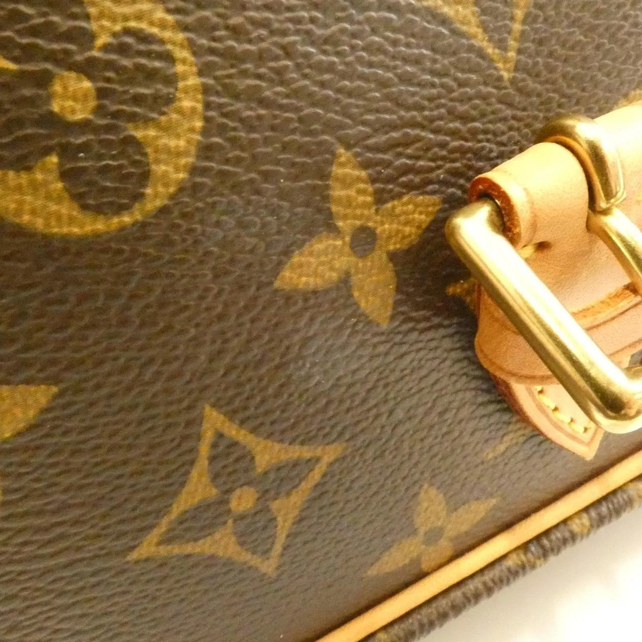LOUIS VUITTON M42250 Shoulder Monogram 黑色 Monogram 中古品B - 縮圖 4