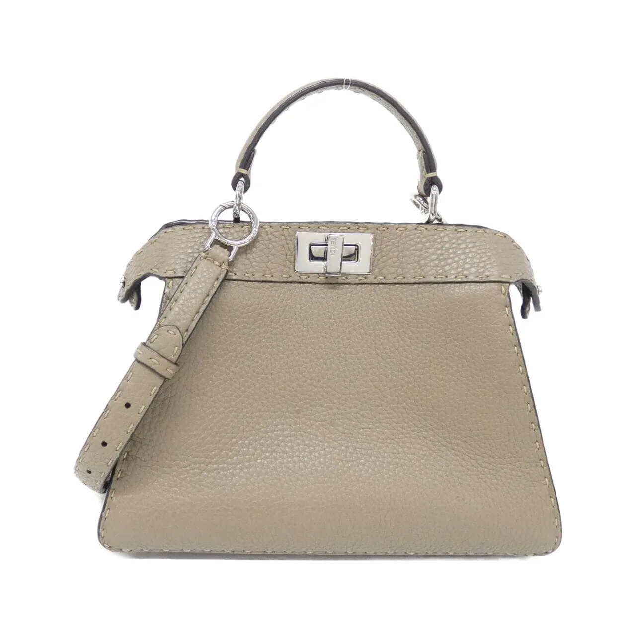 FENDI Peekaboo 8BN327 ADYL Handbag Black