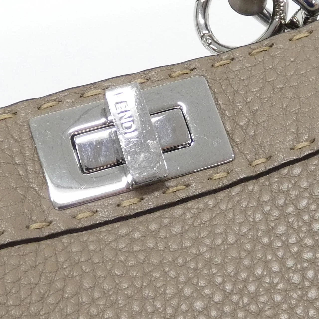 FENDI Peekaboo 8BN327 ADYL Handbag Black Rank A - Thumbnail 5