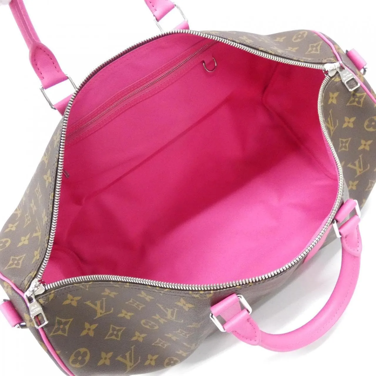 LOUIS VUITTON Keepall M46773 Boston Monogram 黑色 Monogram 中古品A - 縮圖 5